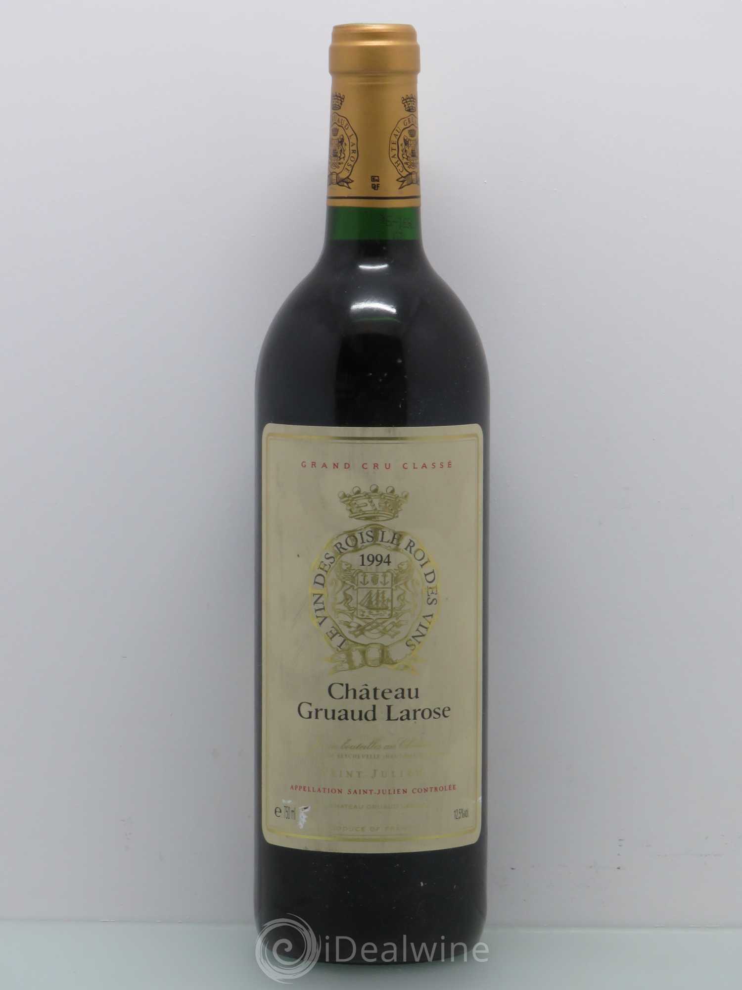 Château Gruaud Larose 2ème Grand Cru Classé 1994 - Lot de 1 bouteille - 0