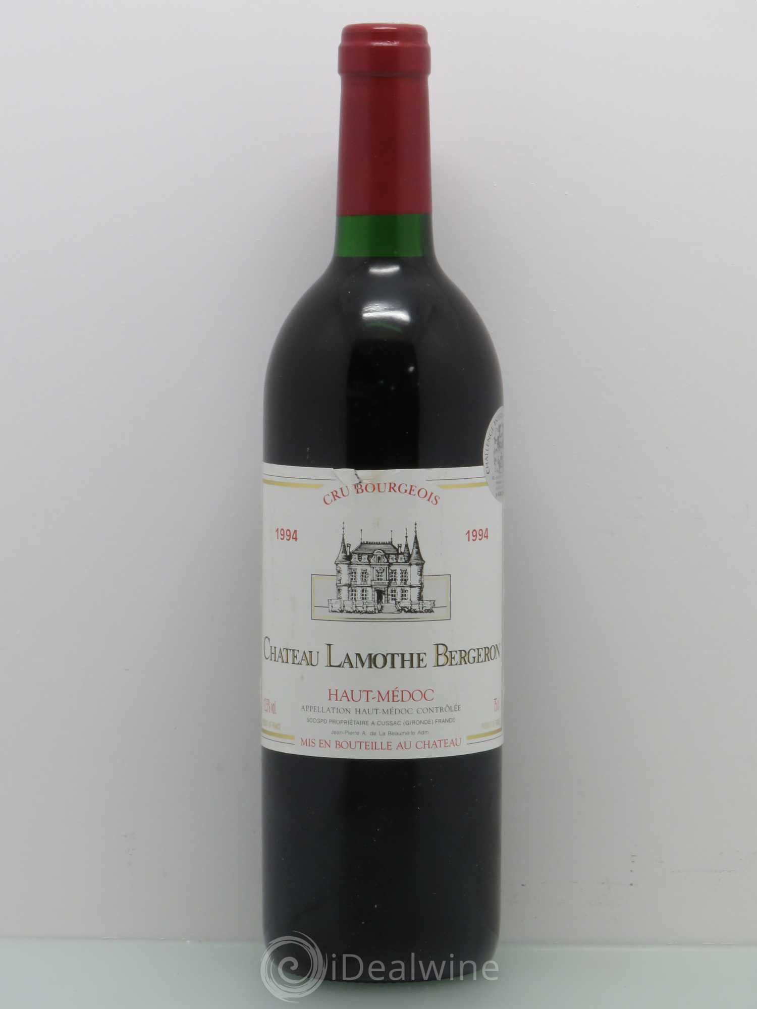 Château Lamothe Bergeron Cru Bourgeois 1994 - Lot de 1 bouteille - 0