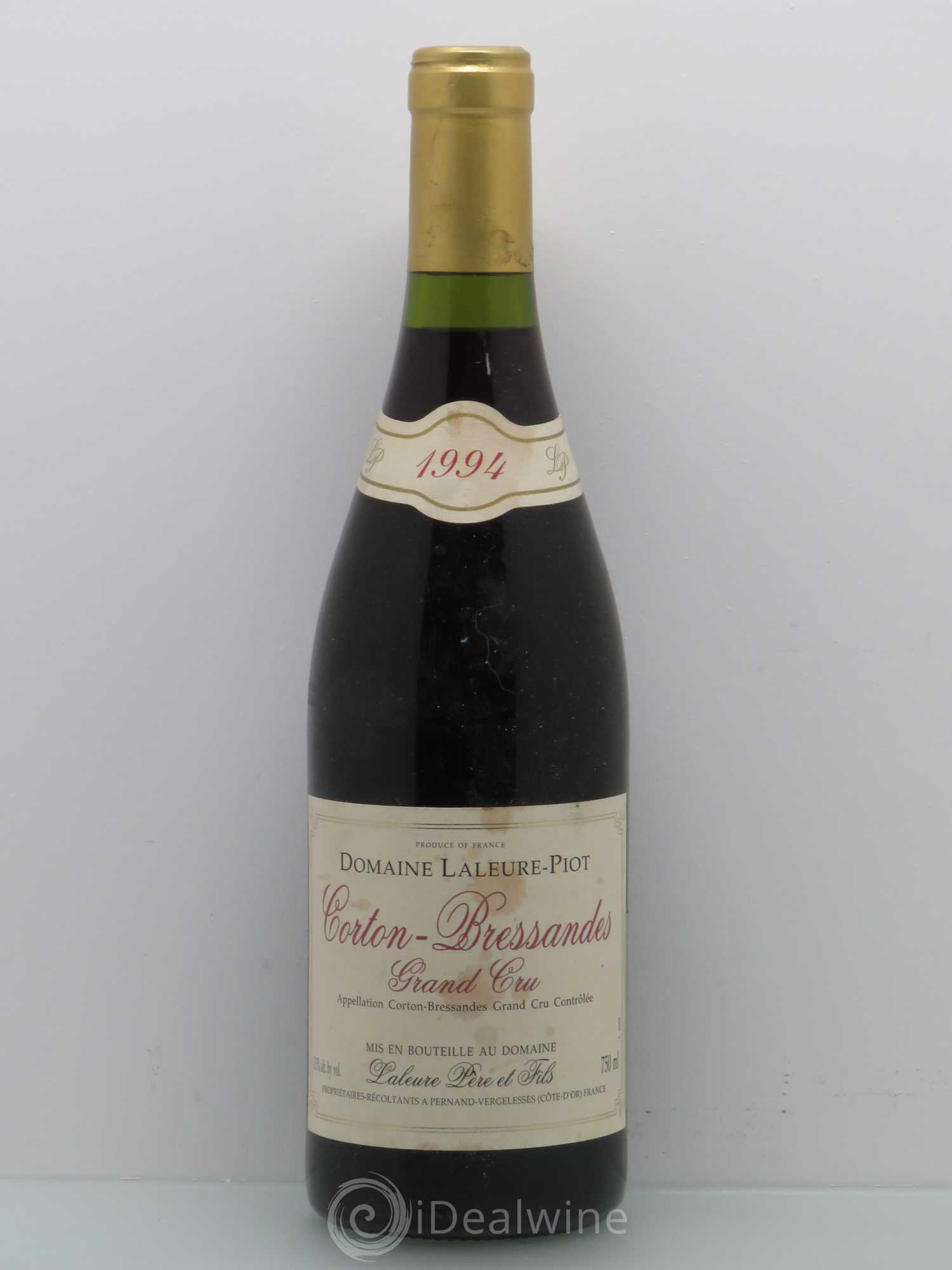 Corton Grand Cru Bressandes Laleure Piot 1994 - Posten von 1 Flasche - 0