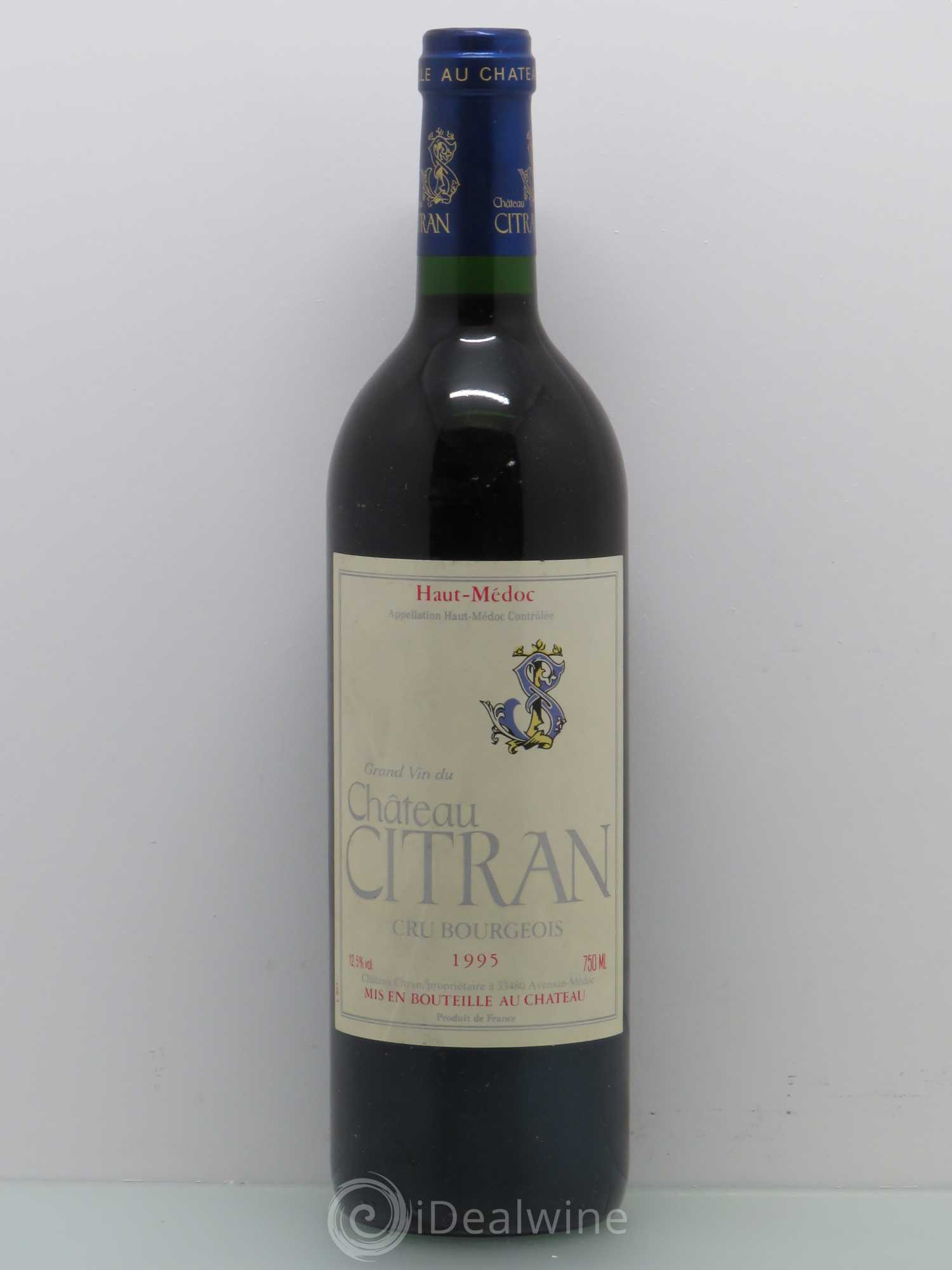 Château Citran Cru Bourgeois 1995 - Lot de 1 bouteille - 0