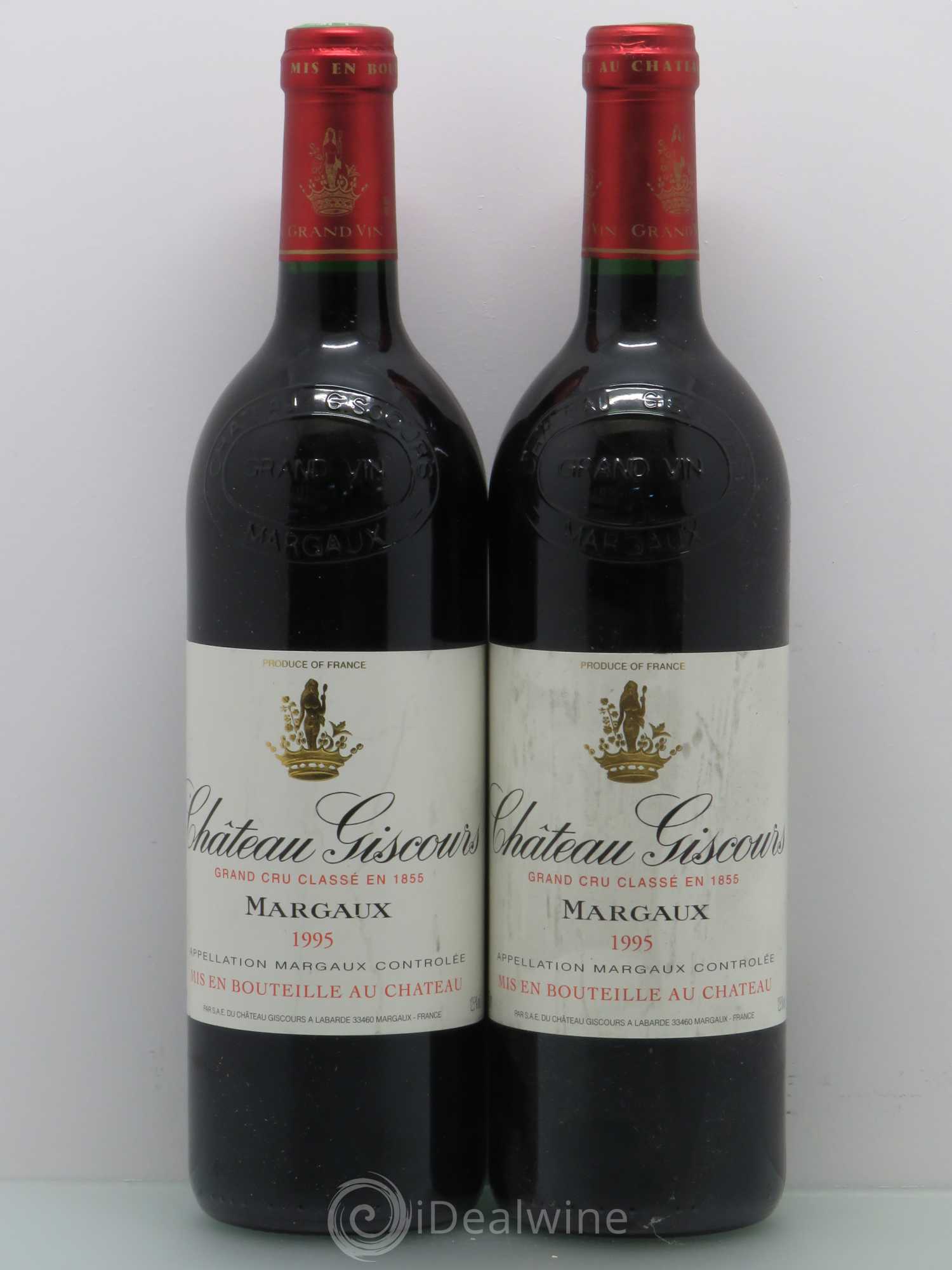 Château Giscours 3ème Grand Cru Classé 1995 - Lot de 2 bouteilles - 0