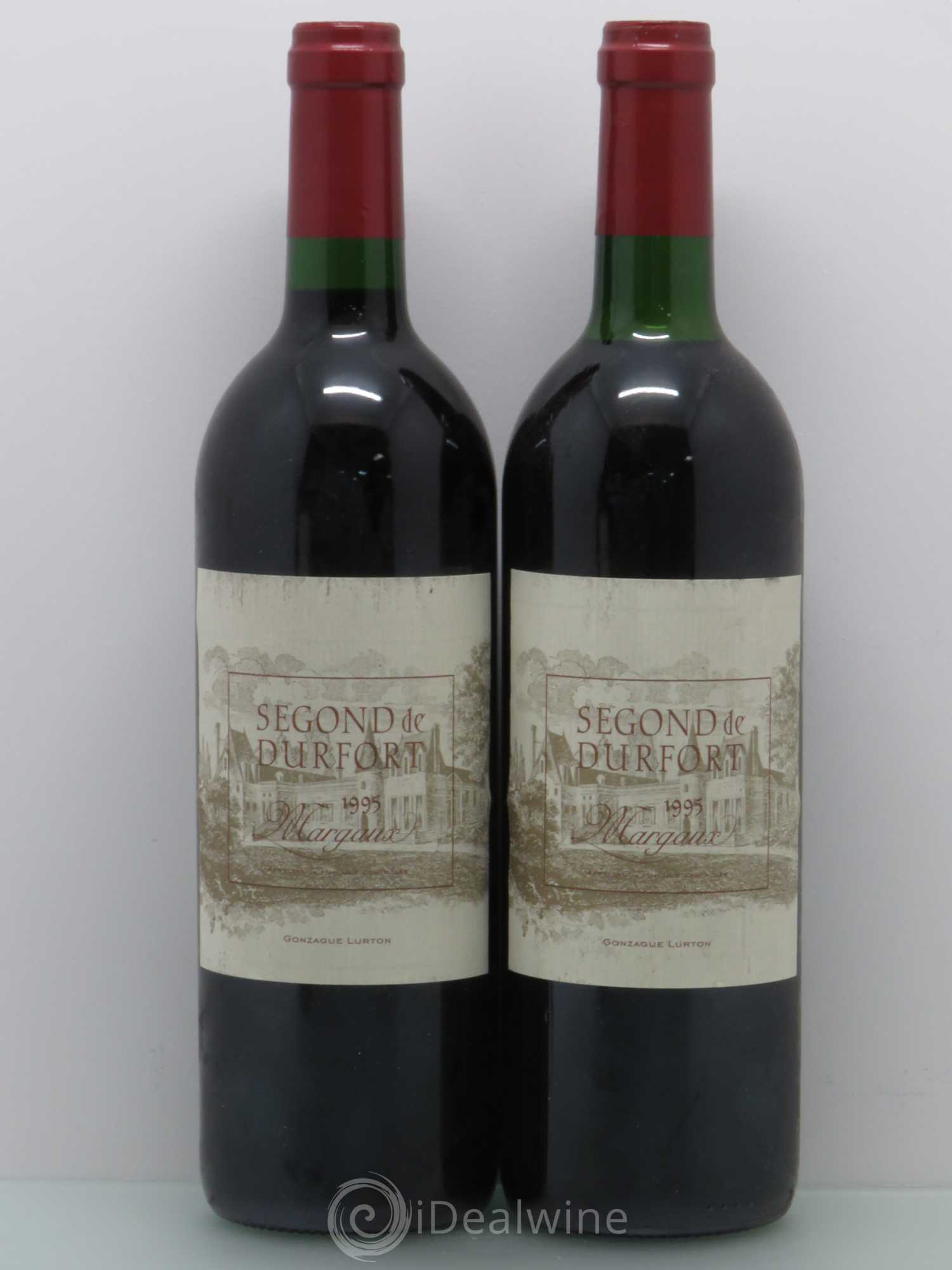 Bordeaux Second de Durfort 1995 - Posten von 2 Flaschen - 0