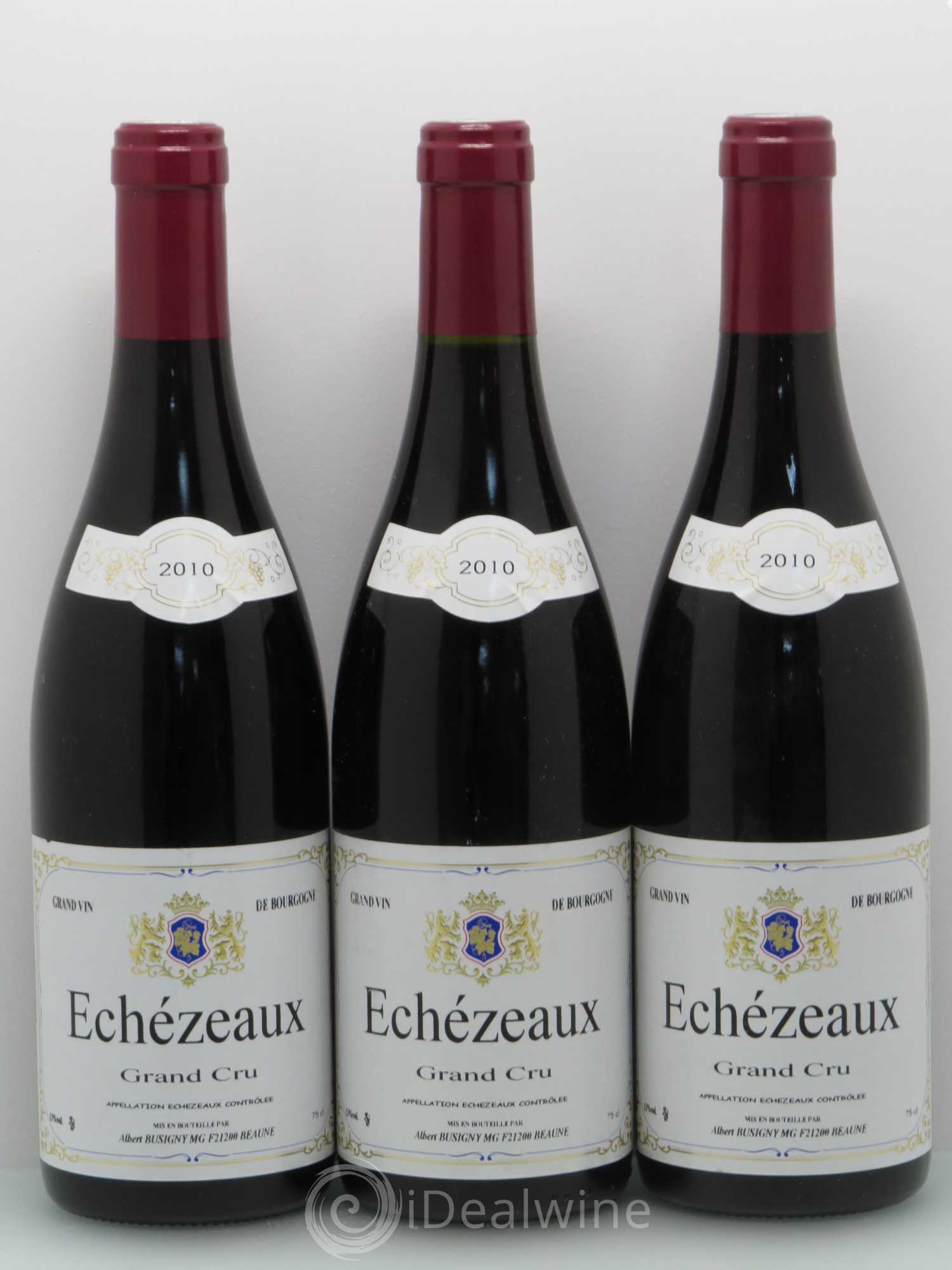 Echezeaux Grand Cru Albert Busigny 2010 - Lot de 3 bouteilles - 0