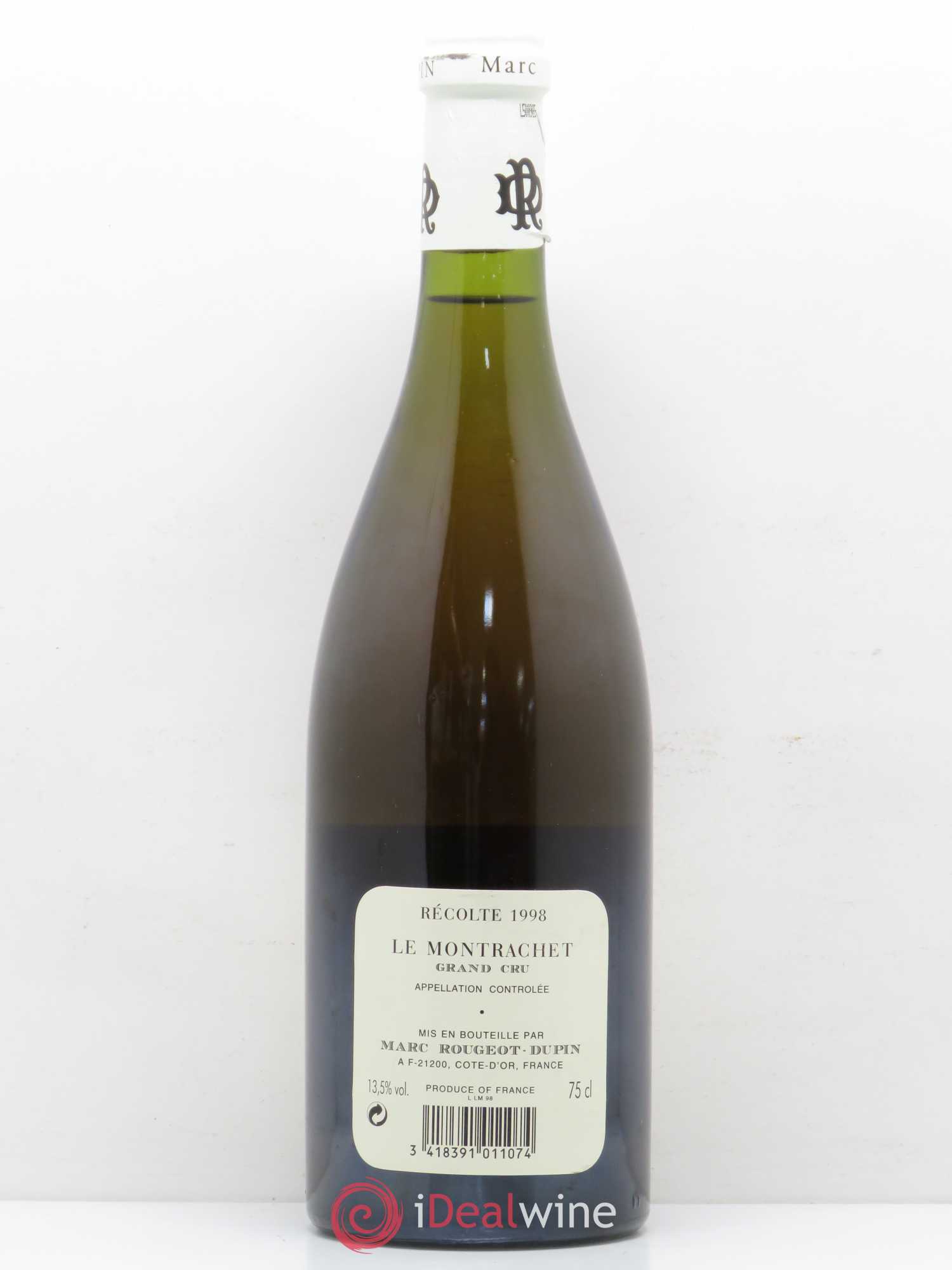 Montrachet Grand Cru Marc Rougeot Dupin 1998 - Lot de 1 bouteille - 1