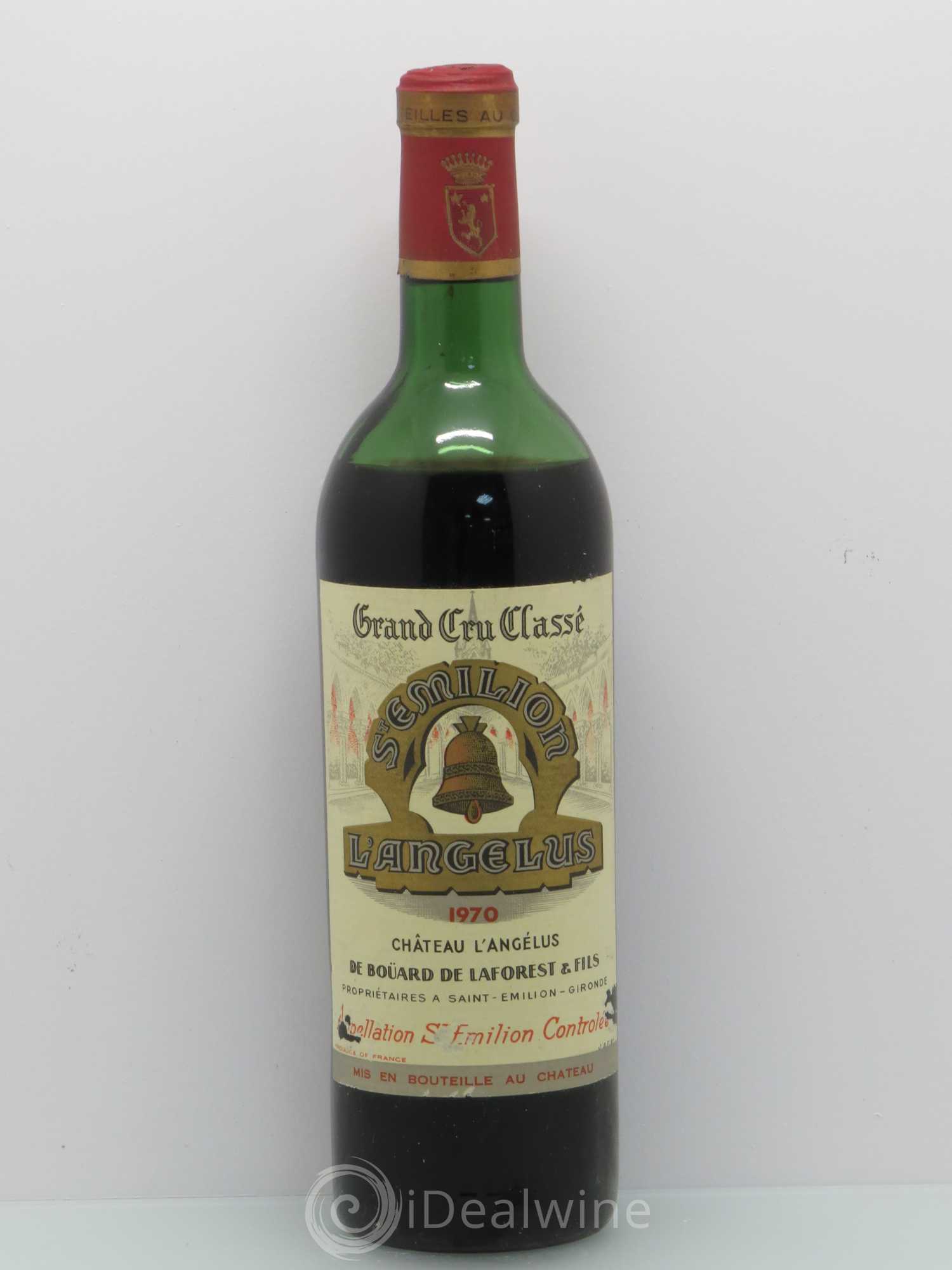 Château Angélus 1er Grand Cru Classé A 1970 - Lot de 1 bouteille - 0