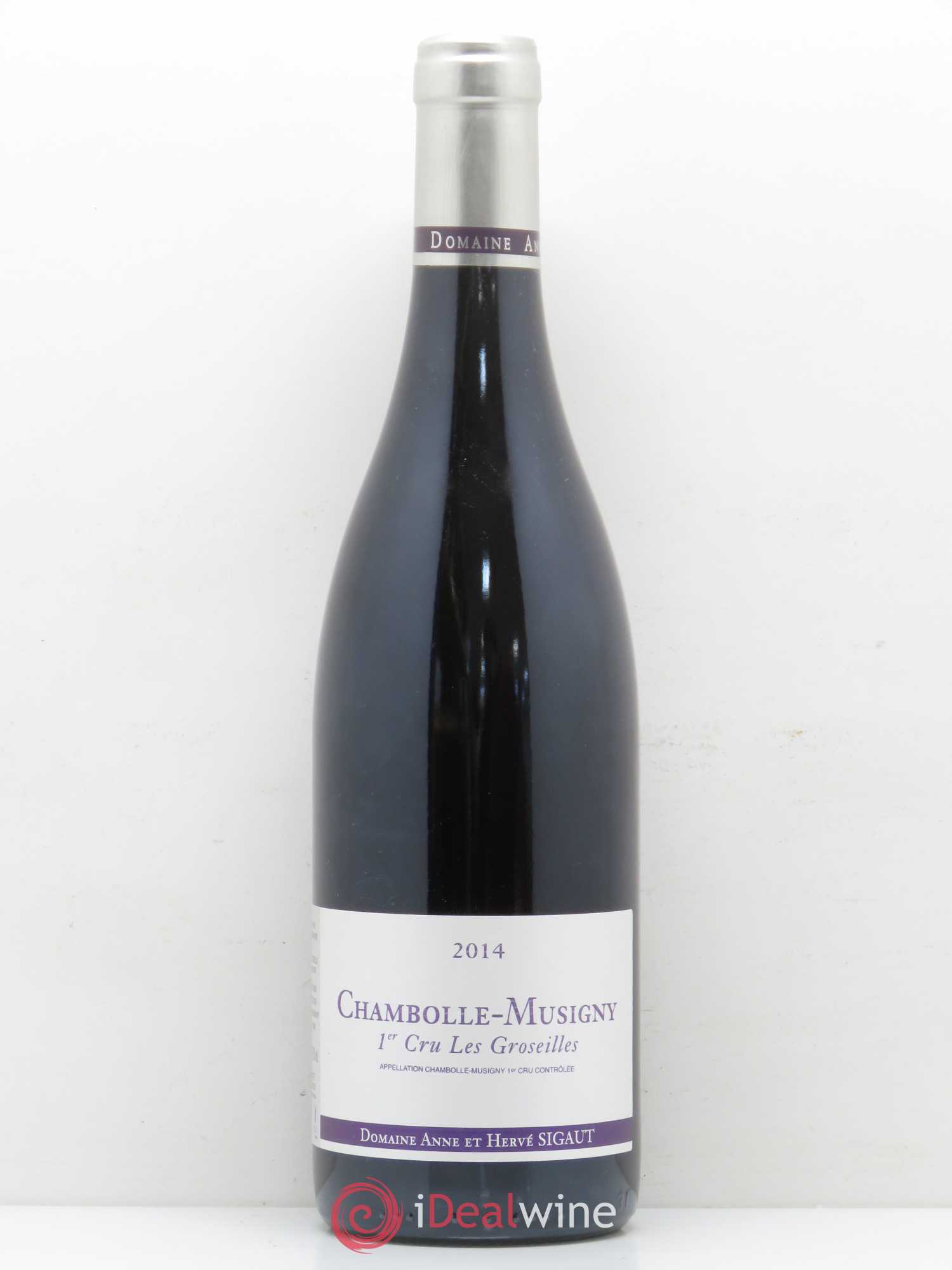 Chambolle-Musigny 1er Cru Les Groseilles Domaine Anne et Hervé Sigaut 2014 - Posten von 1 Flasche - 0