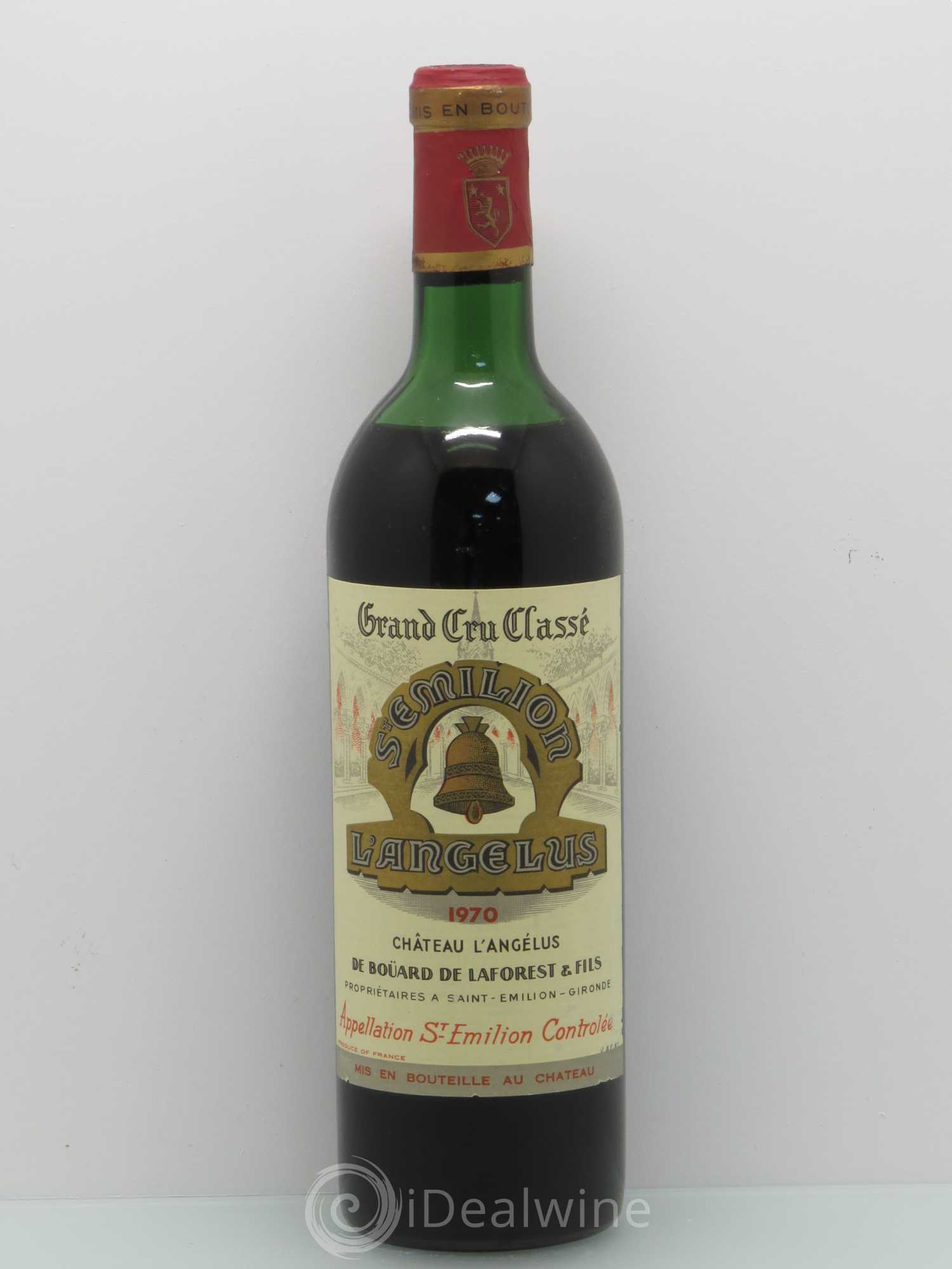 Château Angélus 1er Grand Cru Classé A 1970 - Lot de 1 bouteille - 0