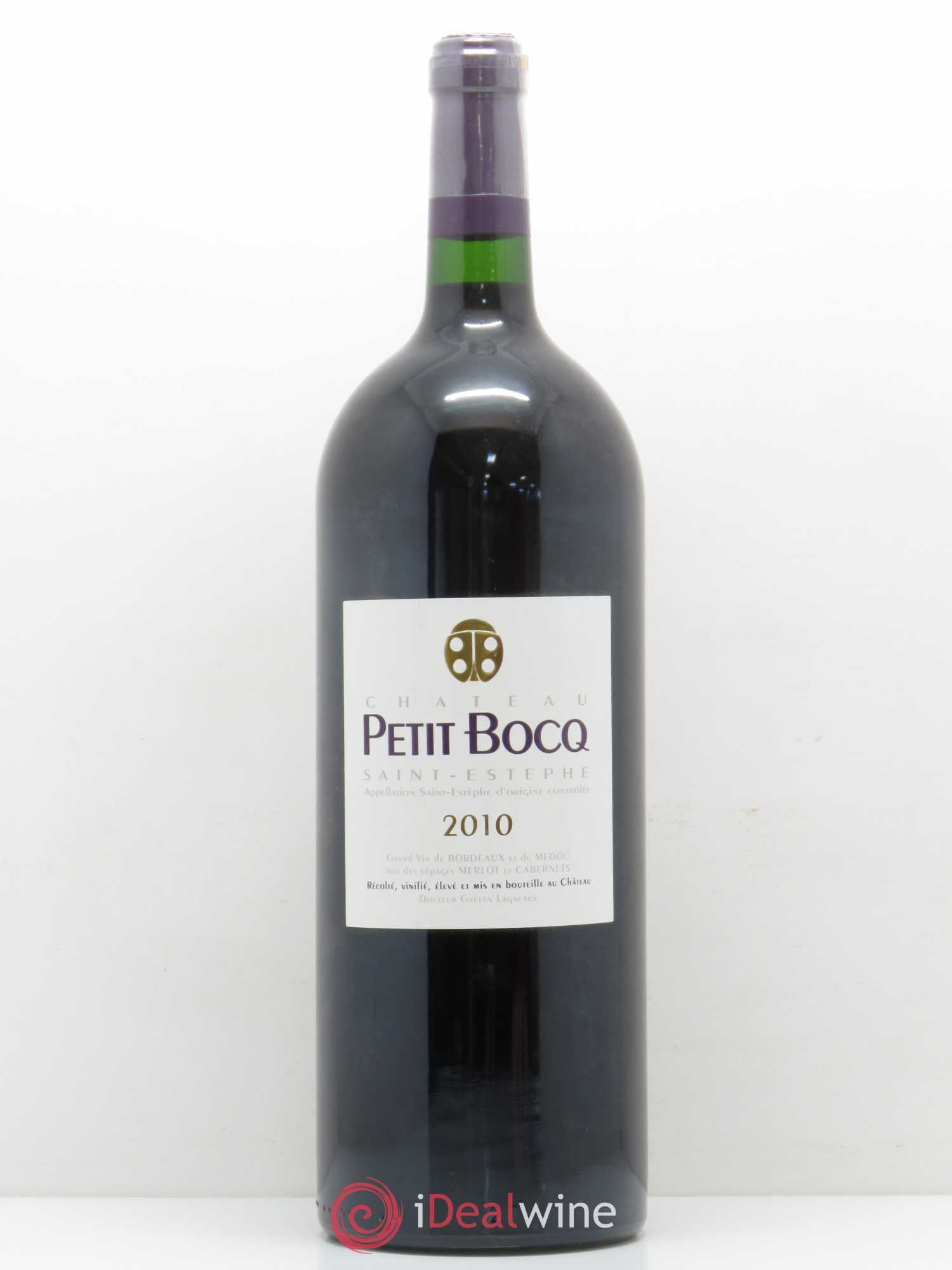 Château Petit Bocq Cru Bourgeois 2010 - Lot de 1 magnum - 0