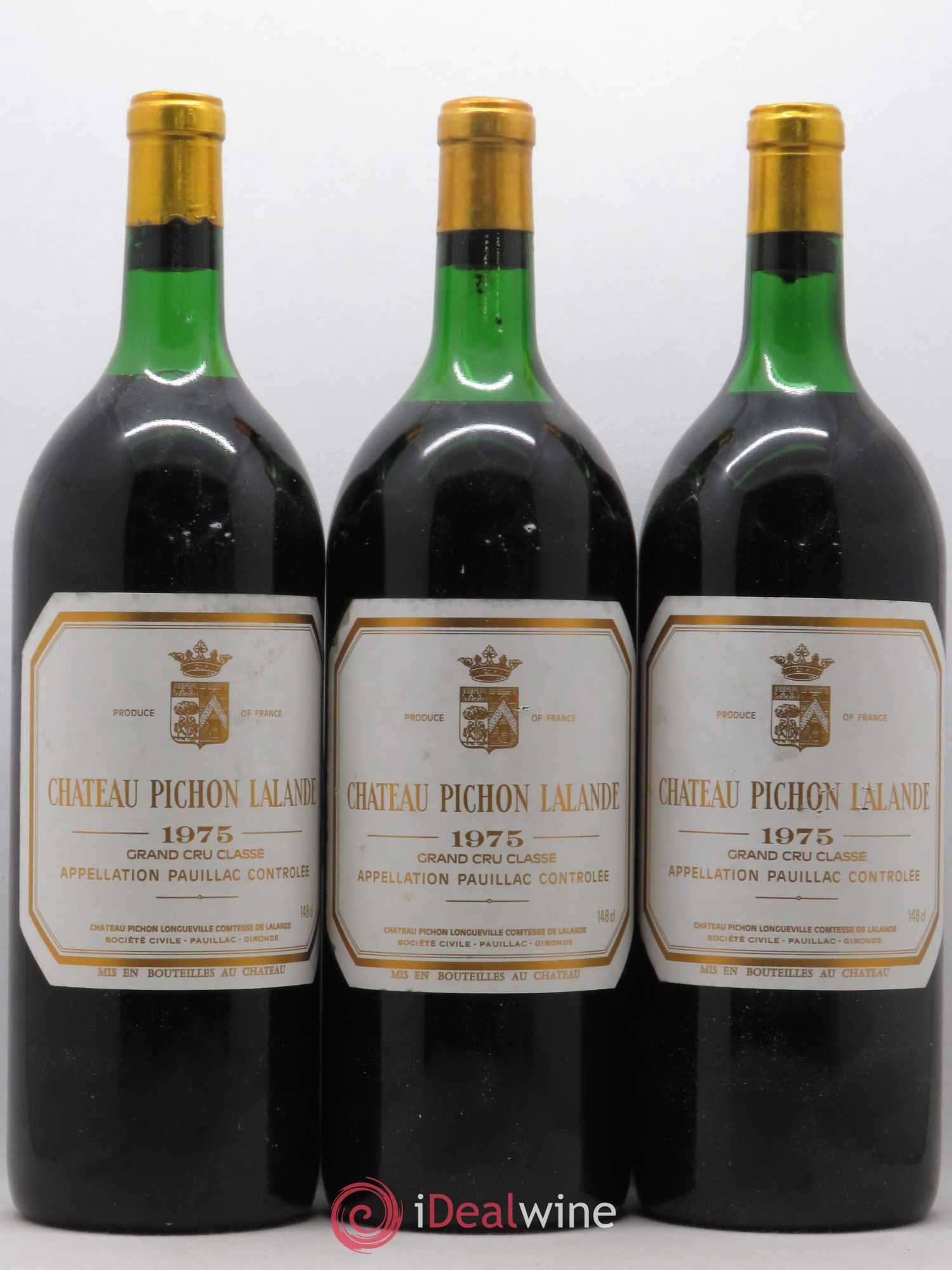 Château Pichon Longueville Comtesse de Lalande 2ème Grand Cru Classé 1975 - Lot de 6 magnums - 2