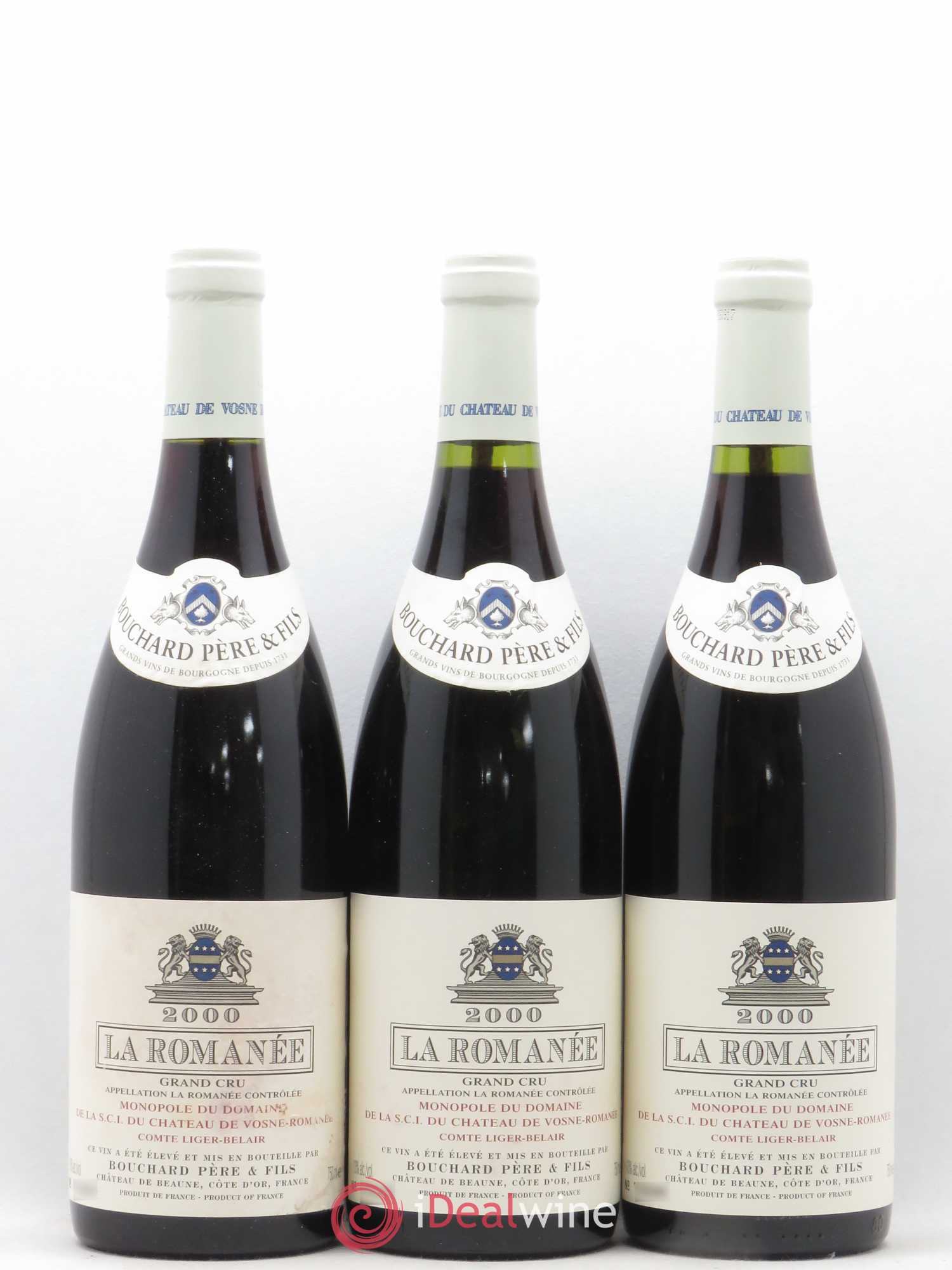 La Romanée Grand Cru Comte Liger-Belair (Domaine du) 2000 - Lot de 3 bouteilles - 0