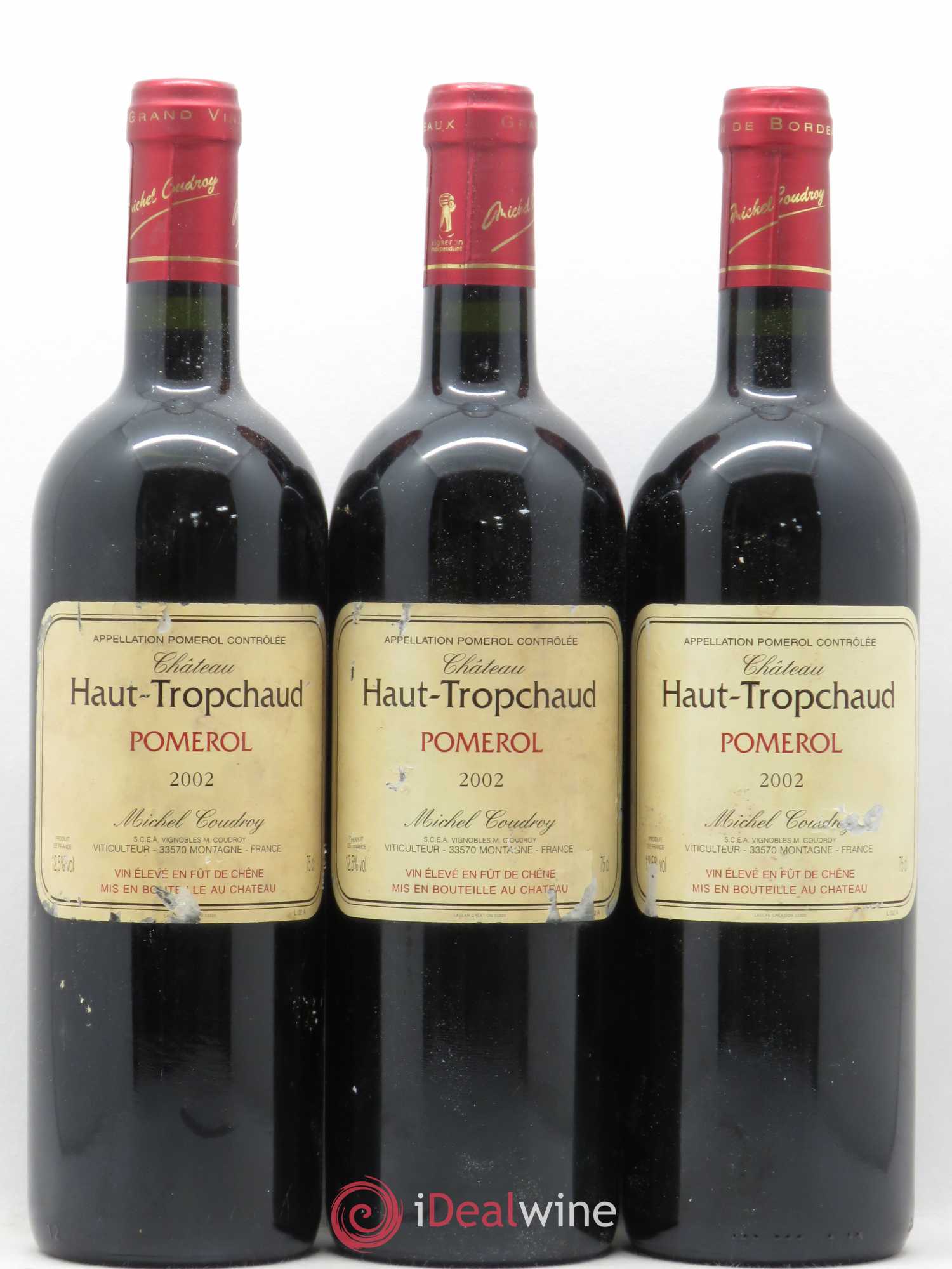 Château Haut Tropchaud 2002 - Lot de 6 bouteilles - 1