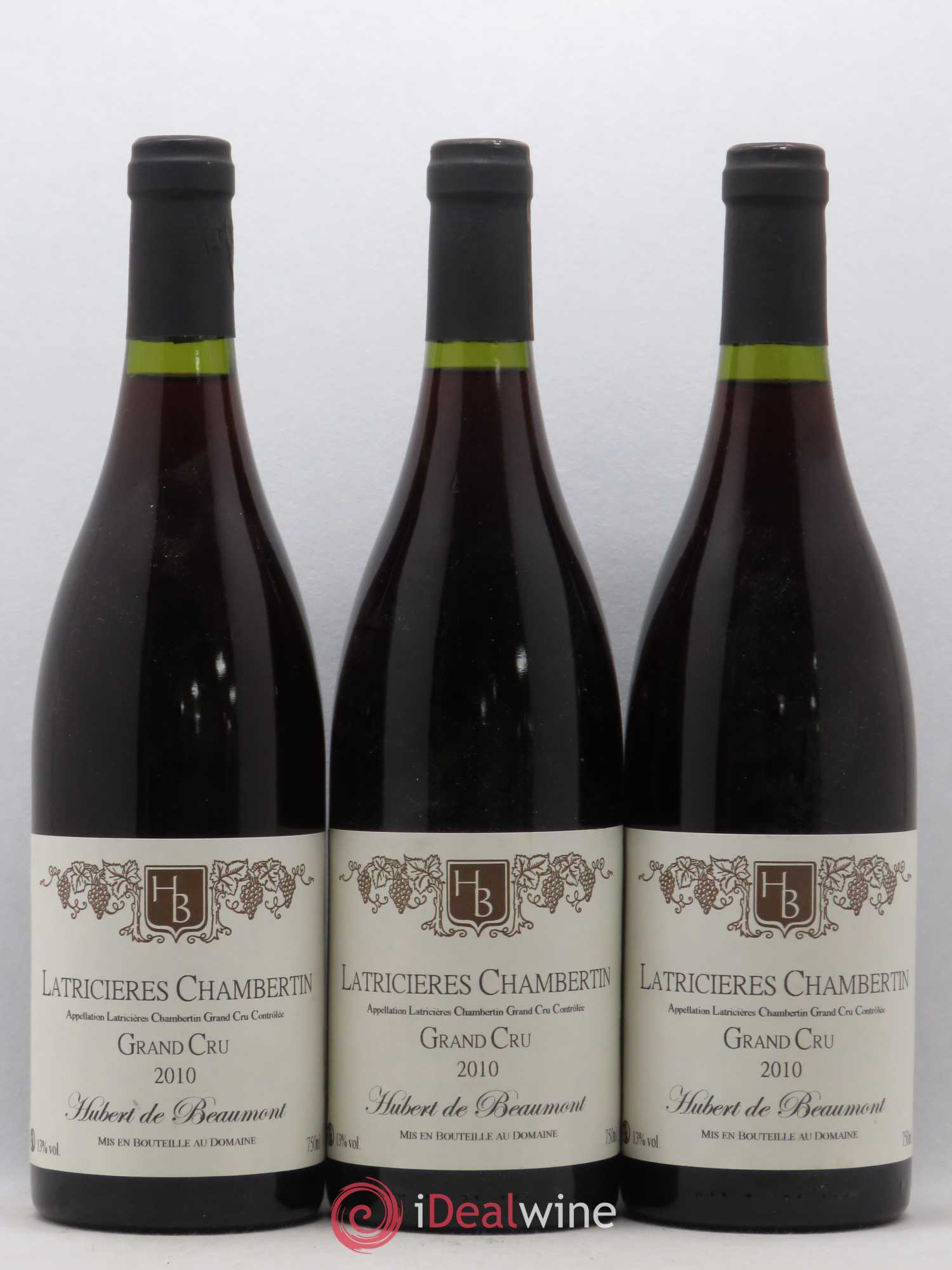 Latricières-Chambertin Grand Cru Beaumont 2010 - Lot de 3 bouteilles - 0