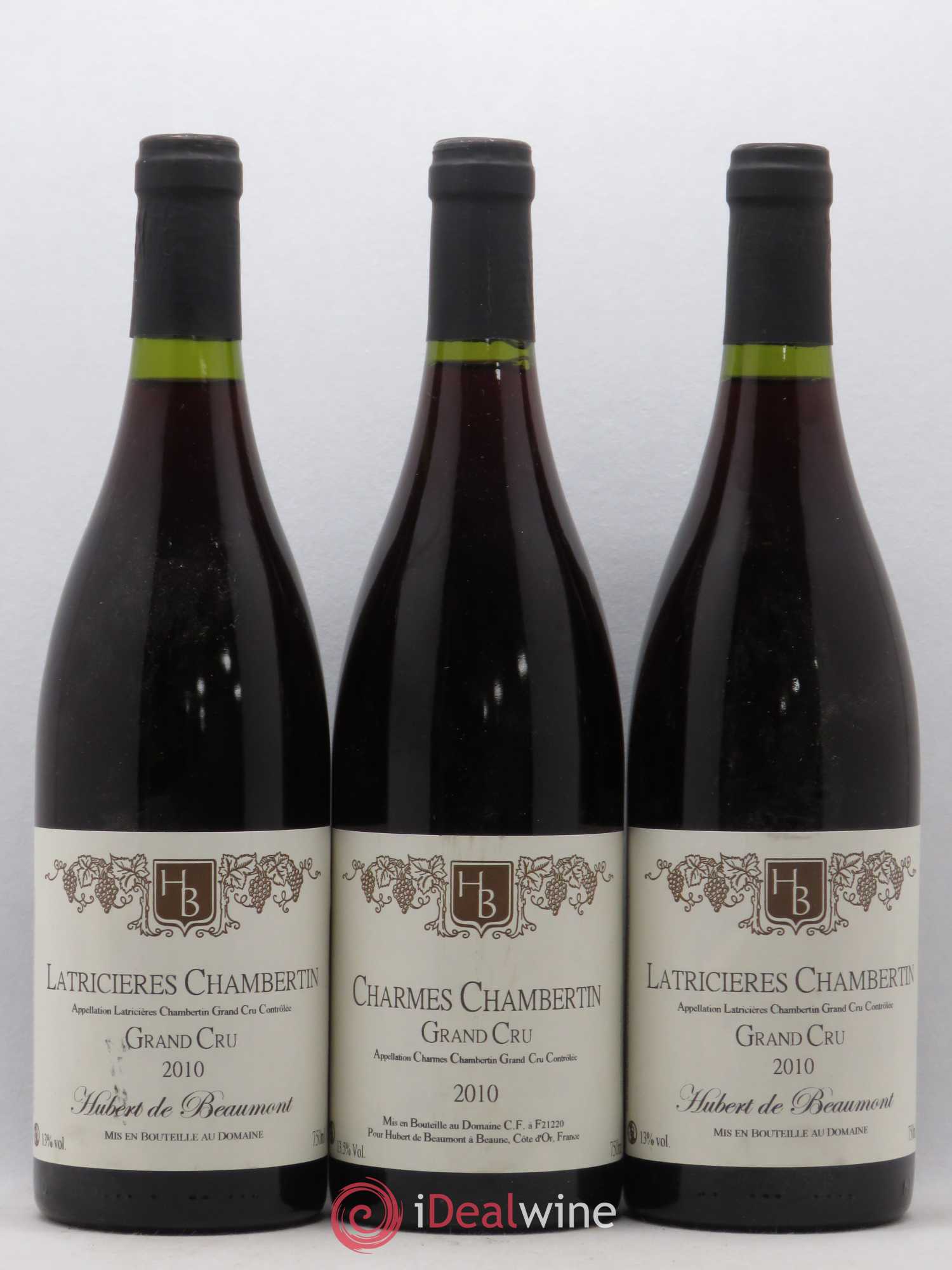 Latricières-Chambertin Grand Cru Beaumont 2010 - Lot de 3 bouteilles - 0