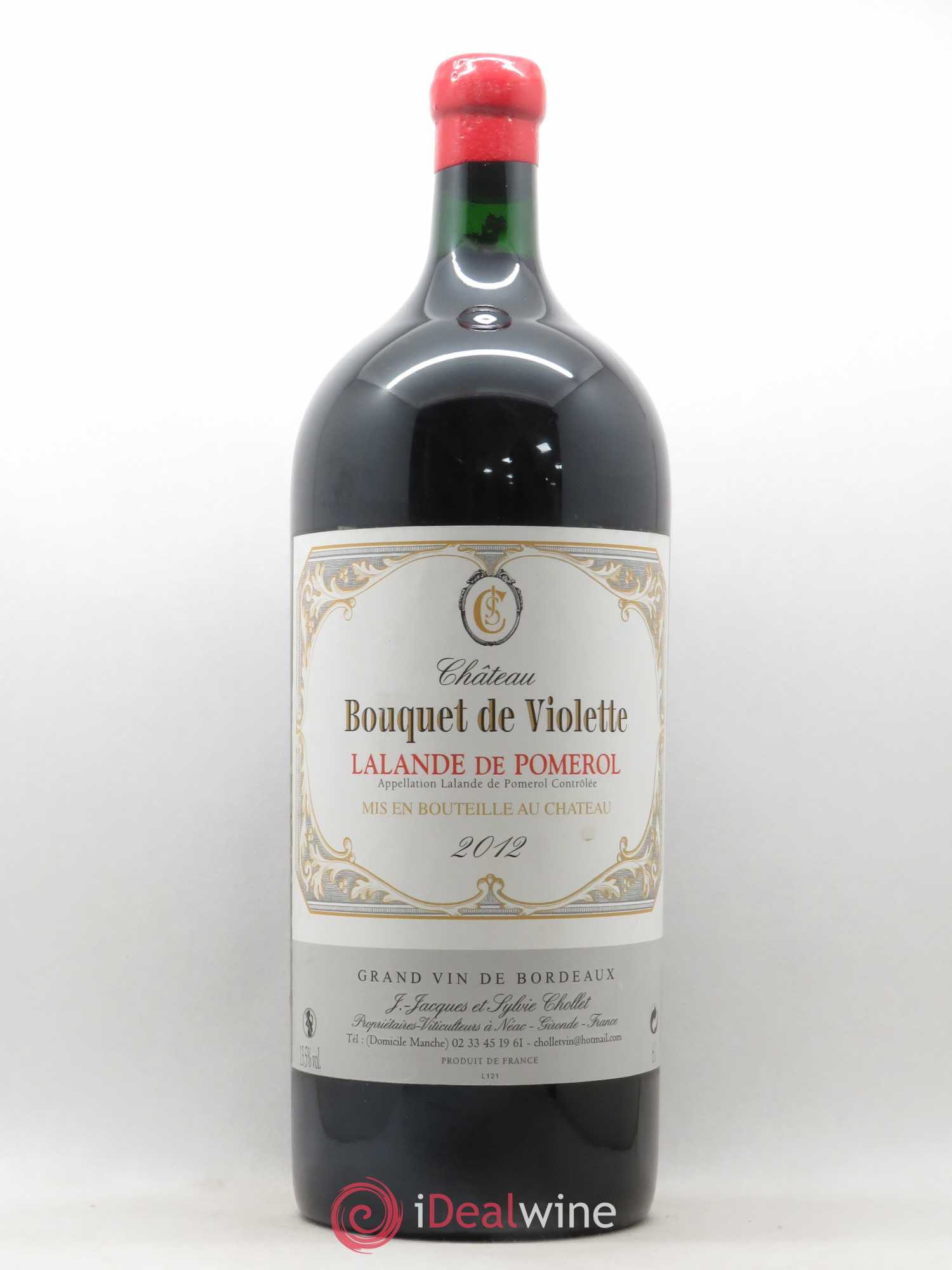 Lalande-de-Pomerol Château Bouquet de Violette 2012 - Posten von 1 Imperiale - 0