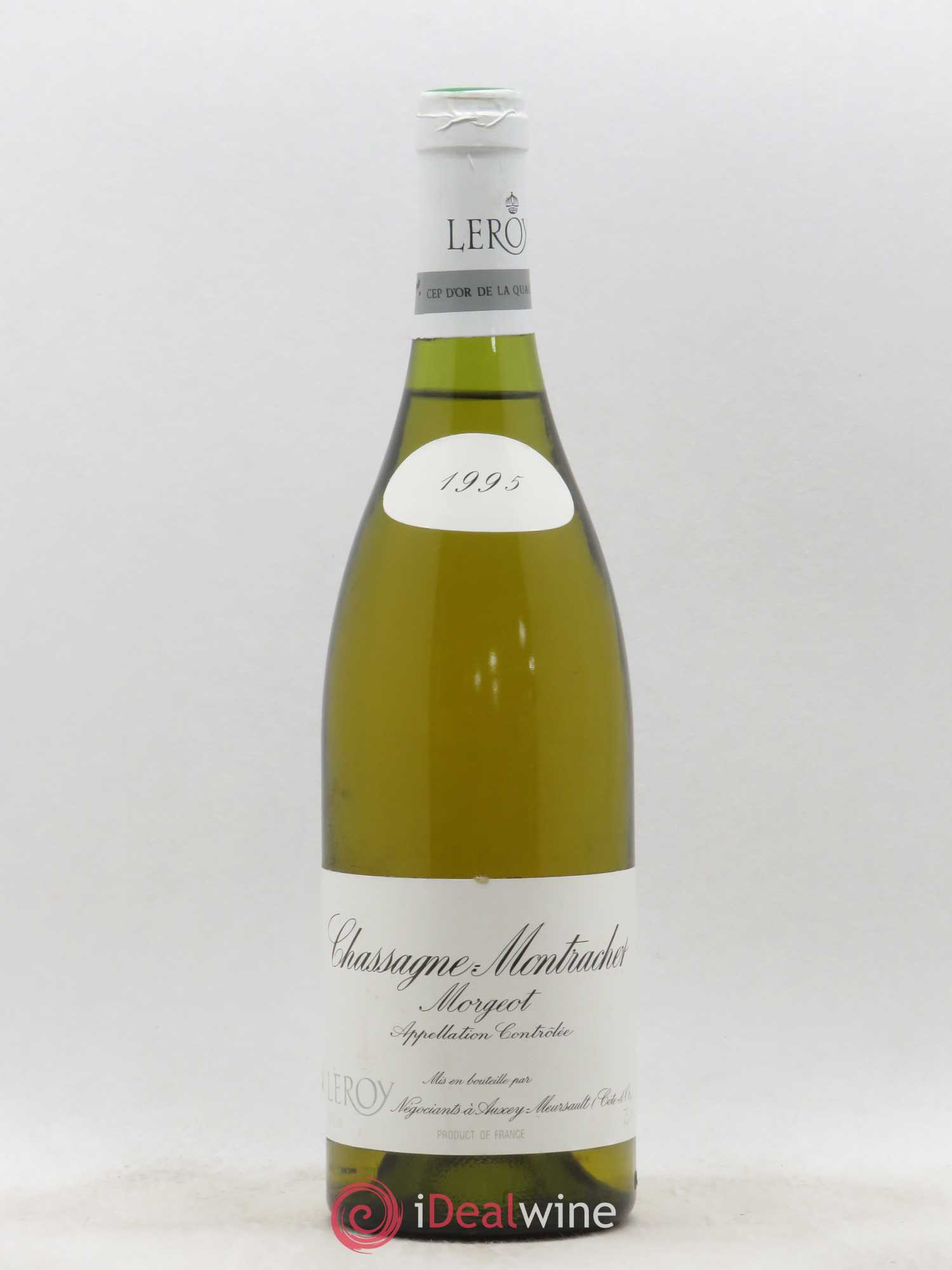 Chassagne-Montrachet 1er Cru Morgeot Leroy SA 1995 - Lot de 1 bouteille - 0