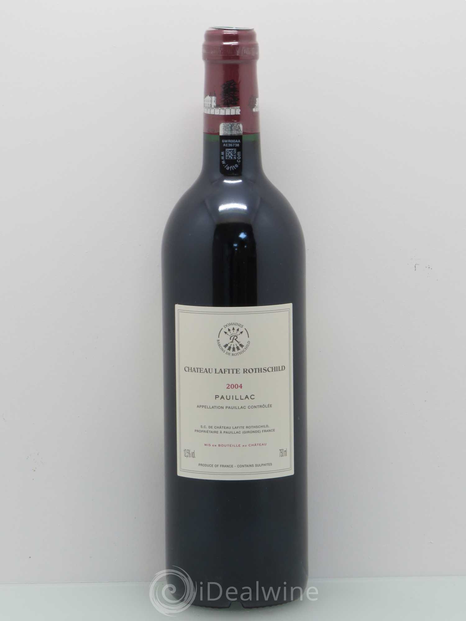 Château Lafite Rothschild 1er Grand Cru Classé 2004 - Lot de 1 bouteille - 1