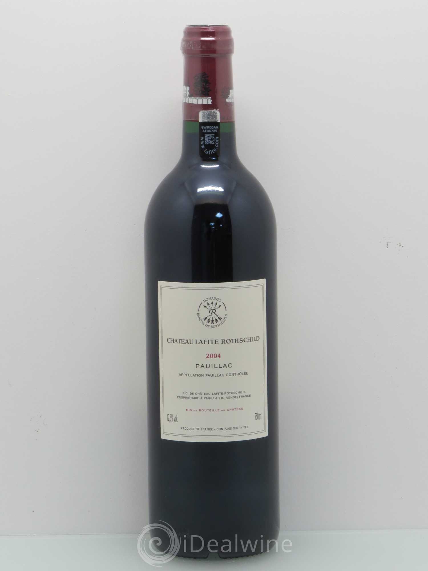 Château Lafite Rothschild 1er Grand Cru Classé 2004 - Lot de 1 bouteille - 1
