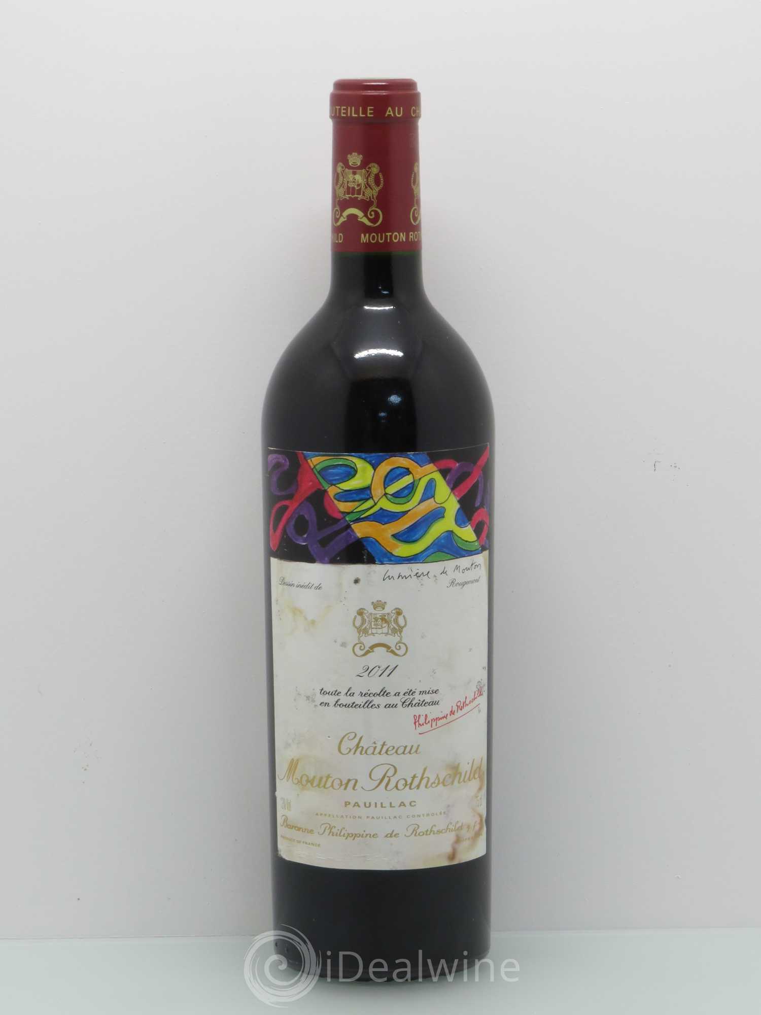 Château Mouton Rothschild 1er Grand Cru Classé 2011 - Lot de 1 bouteille - 0
