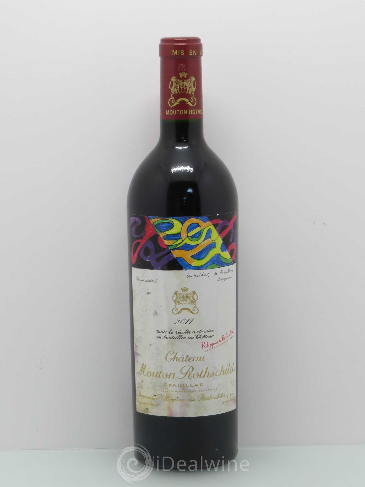 Château Mouton Rothschild 1er Grand Cru Classé 2011 - Lot de 1 bouteille - 0