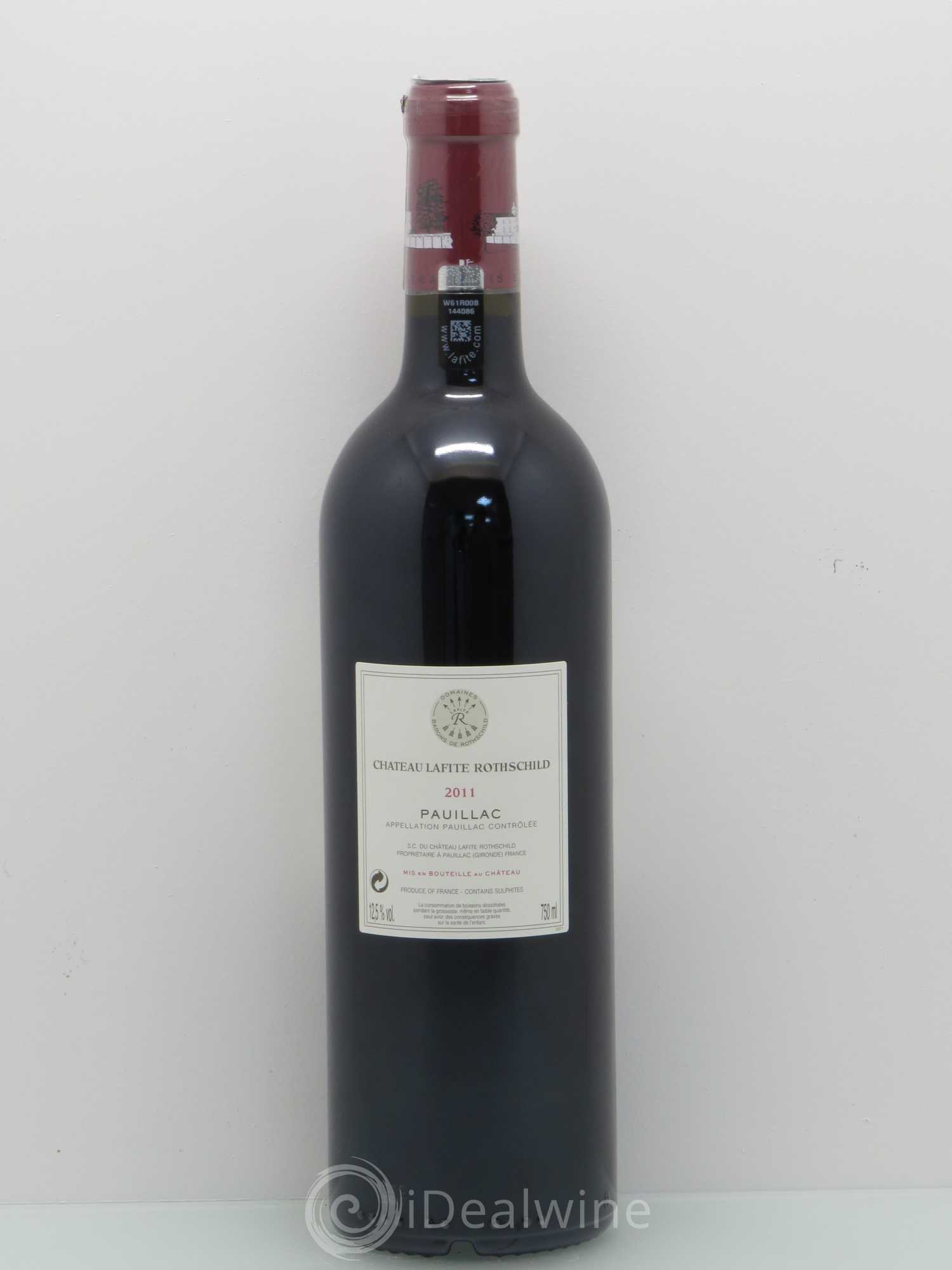 Château Lafite Rothschild 1er Grand Cru Classé 2011 - Lot de 1 bouteille - 1