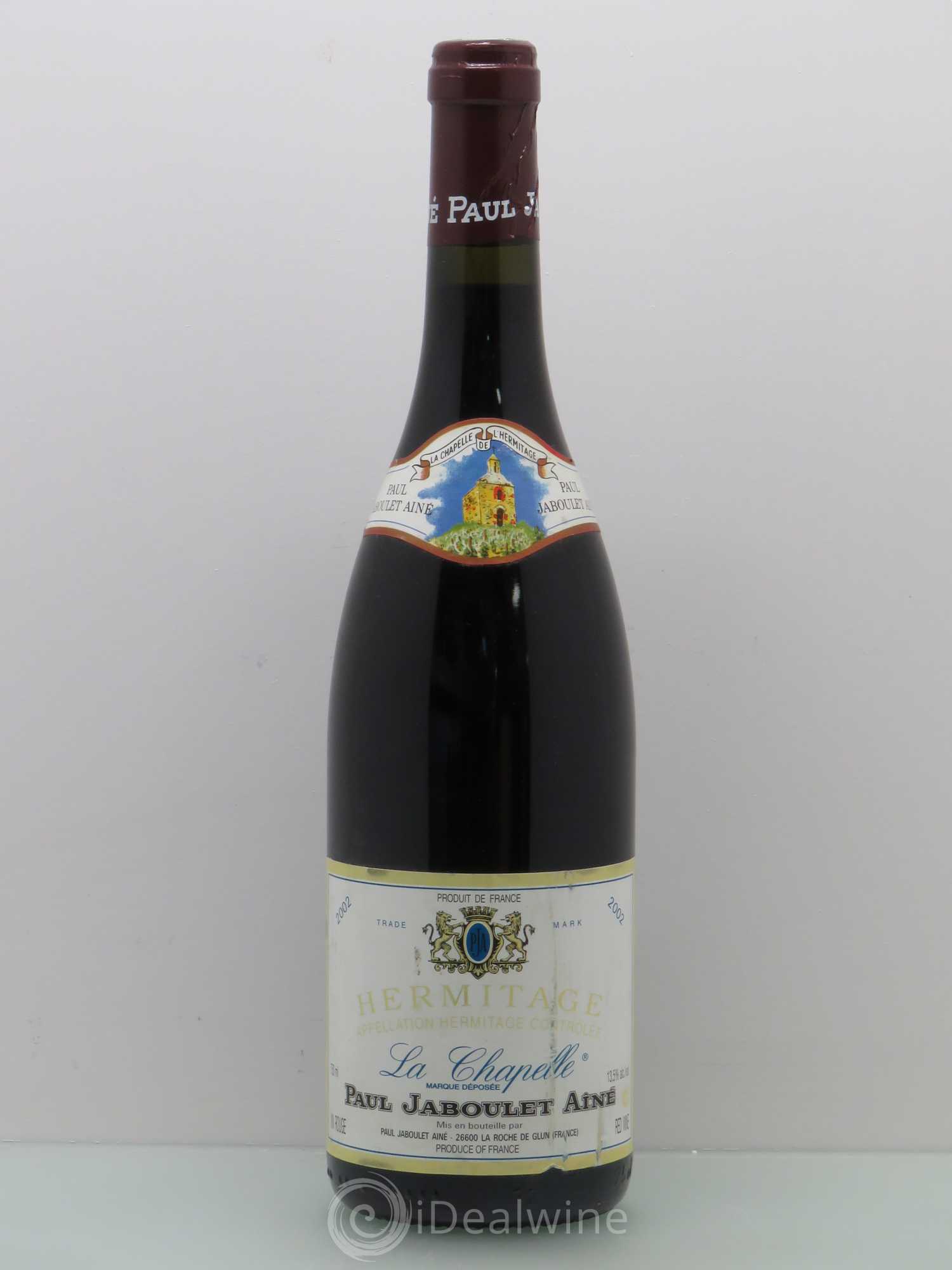 Hermitage La Chapelle Paul Jaboulet Ainé 2002 - Lot de 1 bouteille - 0