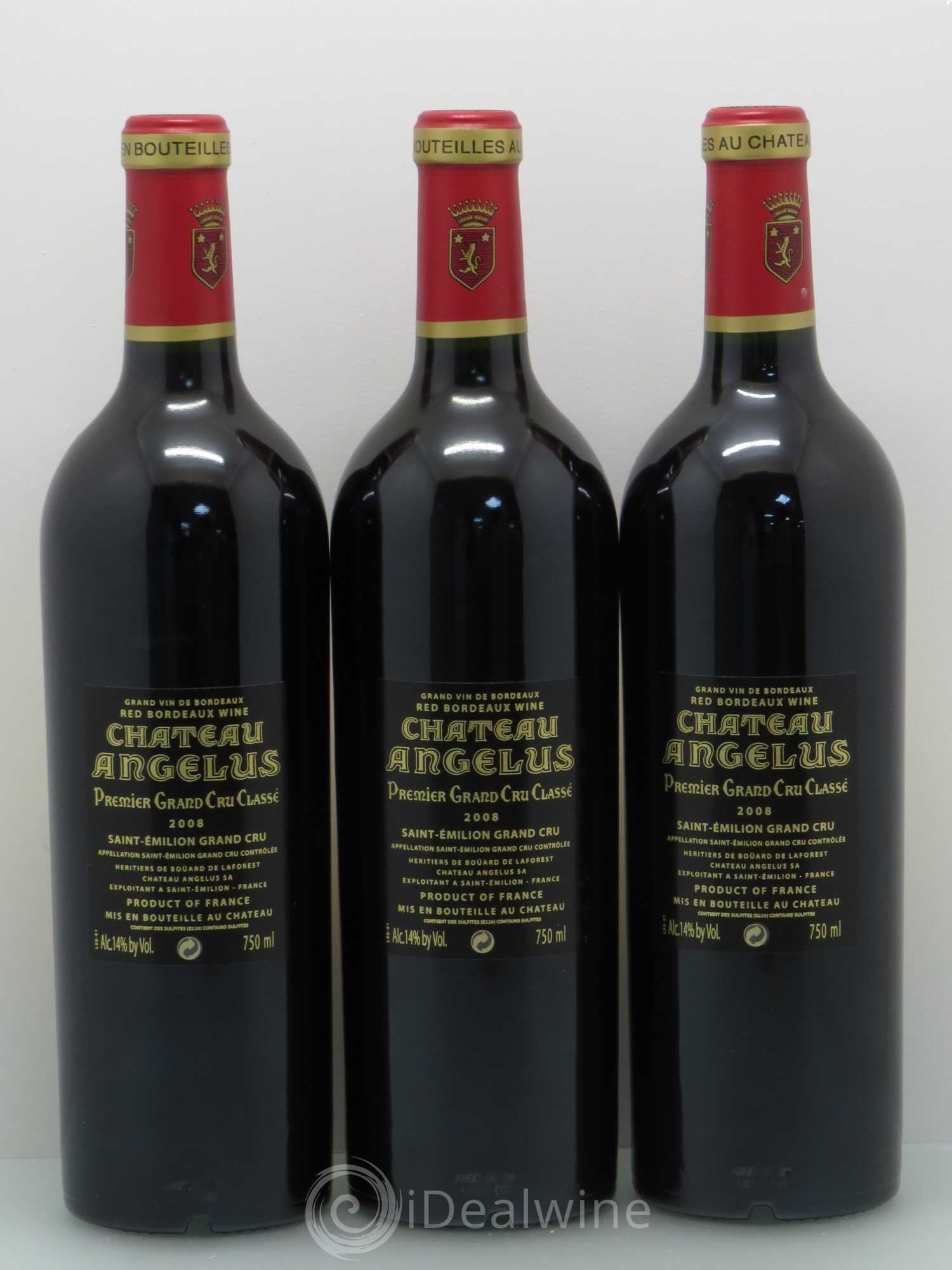 Château Angélus 1er Grand Cru Classé A 2008 - Lot de 12 bouteilles - 8