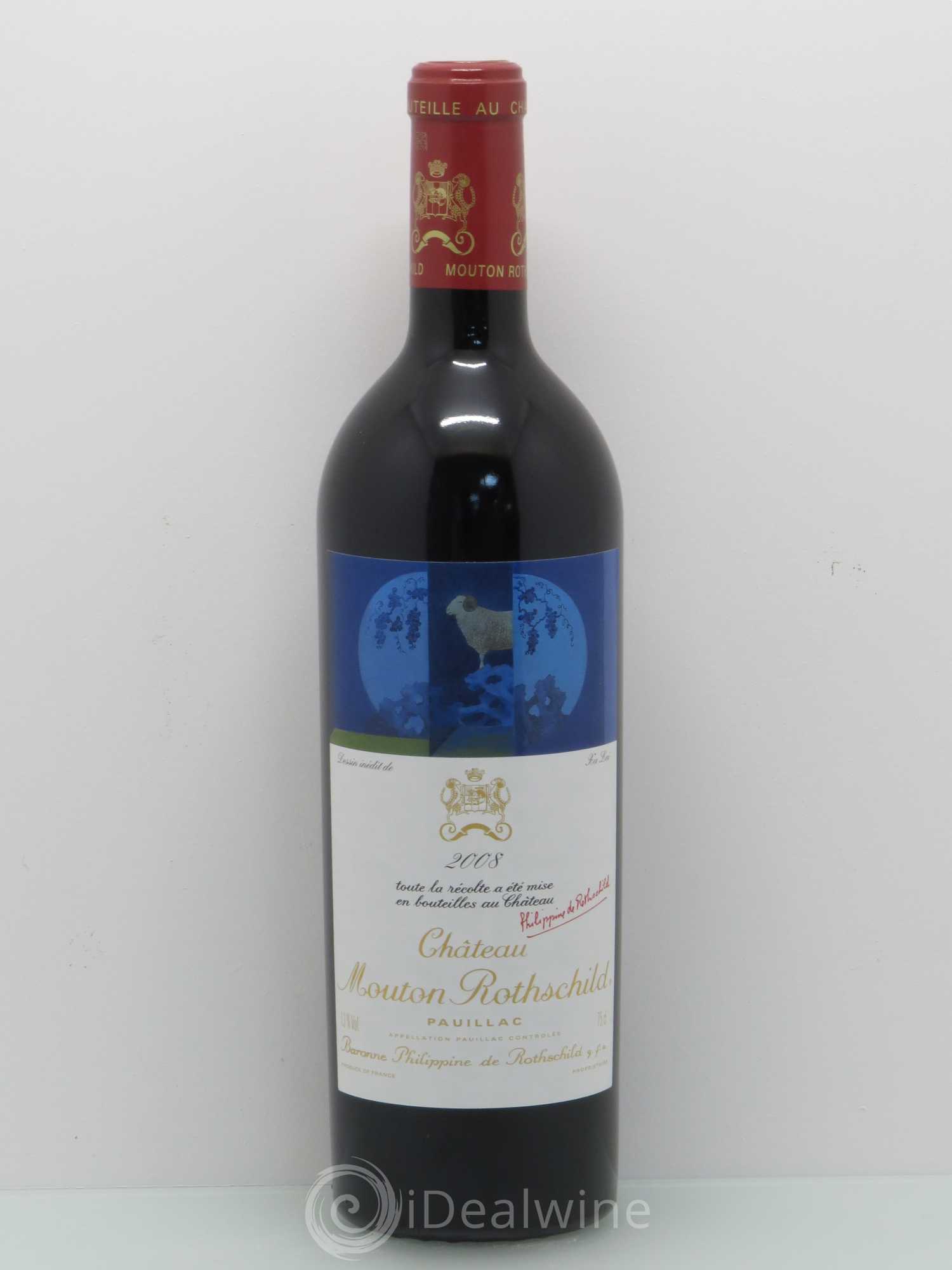 Caisse Collection Duclot 2008 (Cheval Blanc, Haut Brion, Margaux, Latour, Mouton Rothschild, Lafite Rothschild, Mission Haut Brion, Yquem, Petrus) 2008 - Posten von 1 Flasche - 3