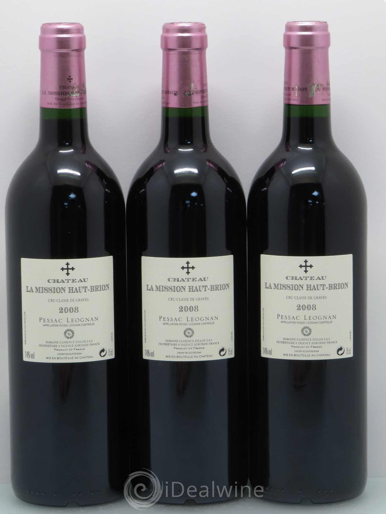 Château la Mission Haut-Brion Cru Classé de Graves 2008 - Lot de 12 bouteilles - 2