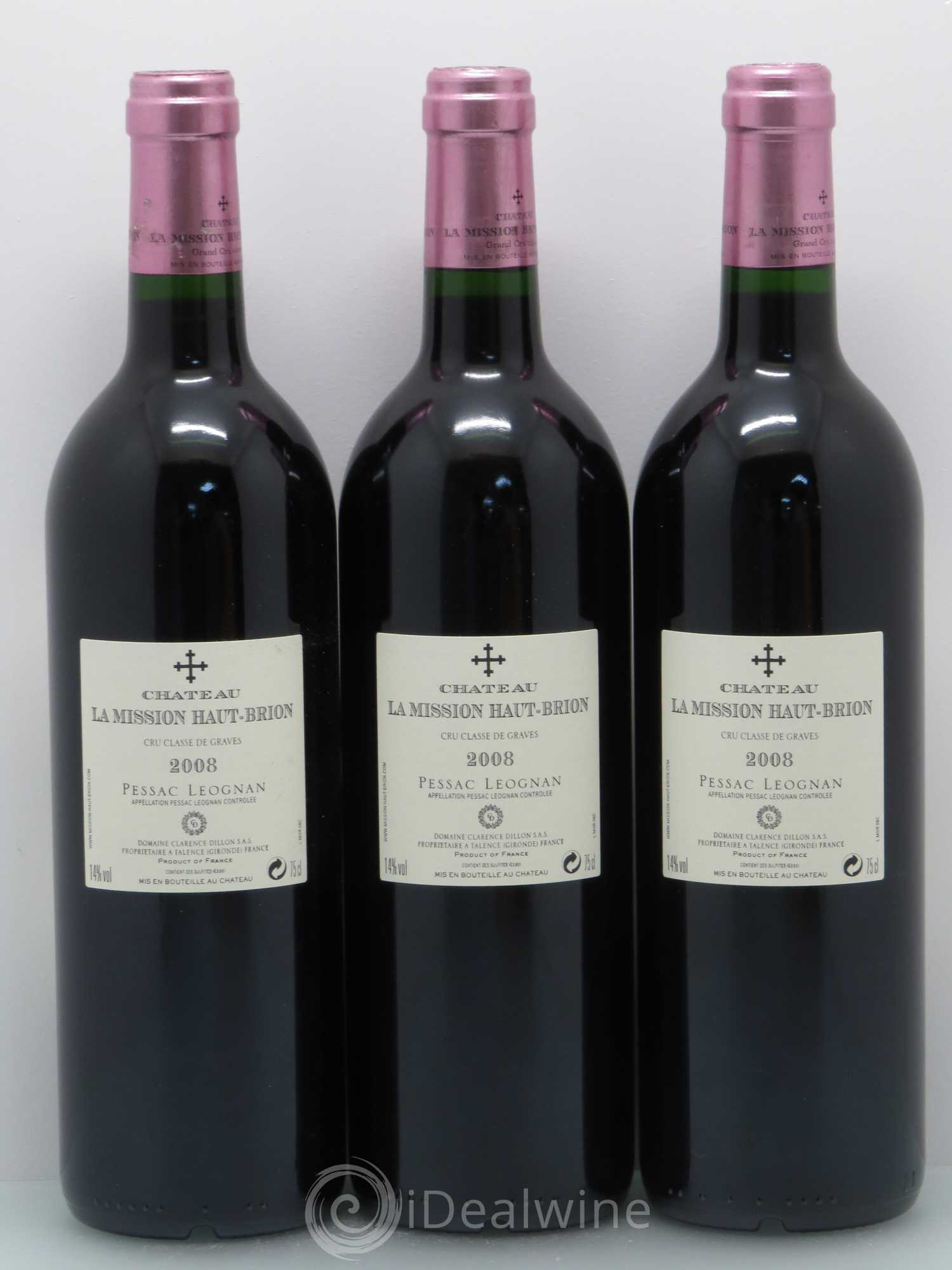 Château la Mission Haut-Brion Cru Classé de Graves 2008 - Lot de 12 bouteilles - 4