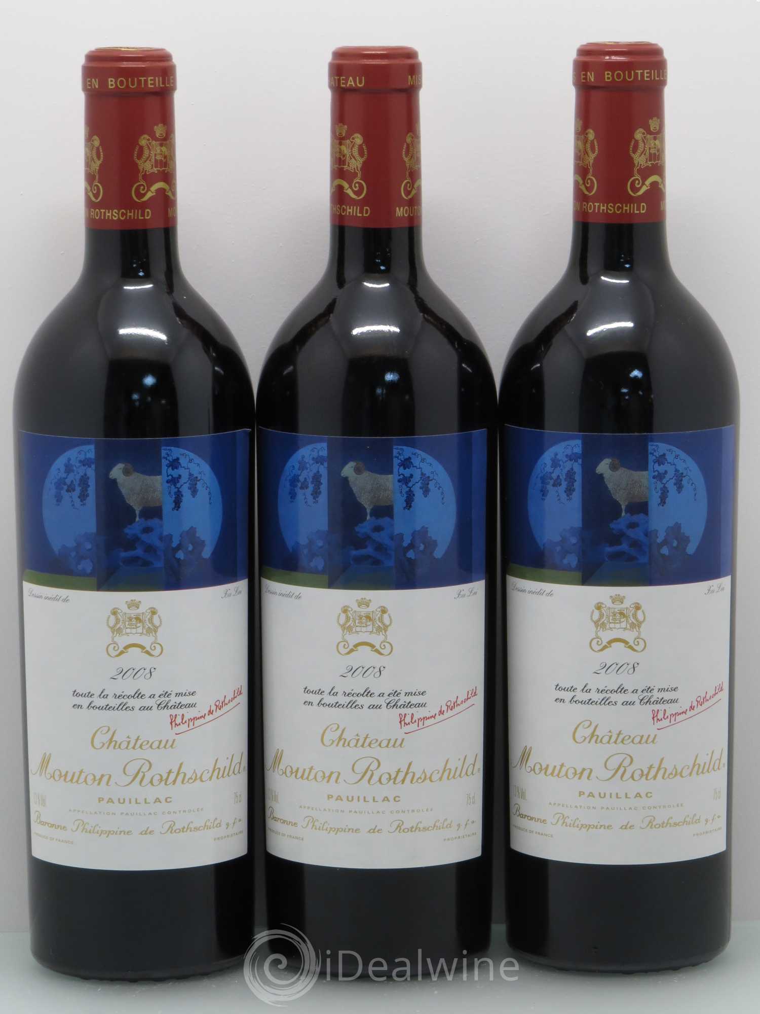 Château Mouton Rothschild 1er Grand Cru Classé 2008 - Lot de 12 bouteilles - 5