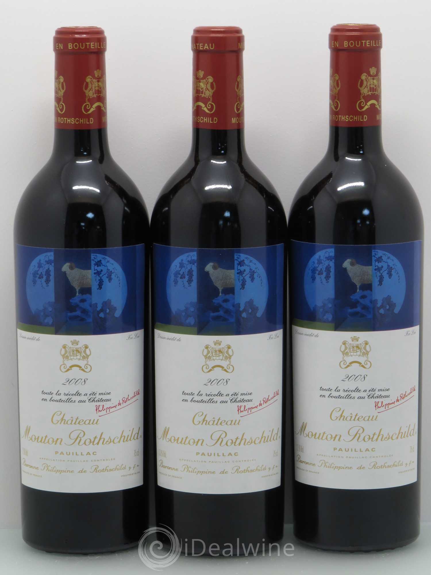 Château Mouton Rothschild 1er Grand Cru Classé 2008 - Lot de 12 bouteilles - 7