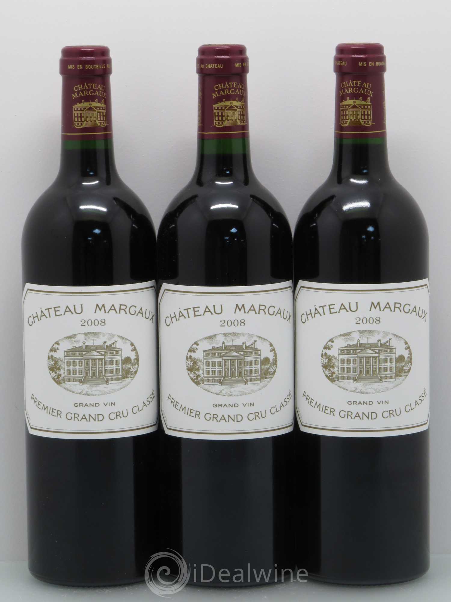 Château Margaux 1er Grand Cru Classé 2008 - Lot de 12 bouteilles - 4