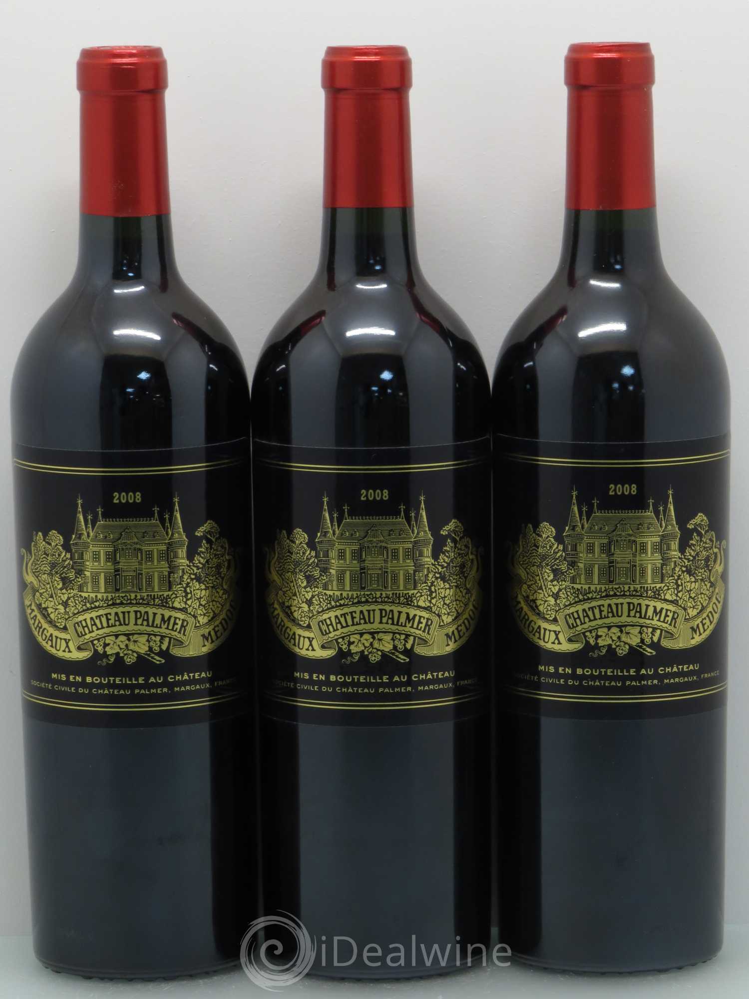 Château Palmer 3ème Grand Cru Classé 2008 - Lot de 12 bouteilles - 1