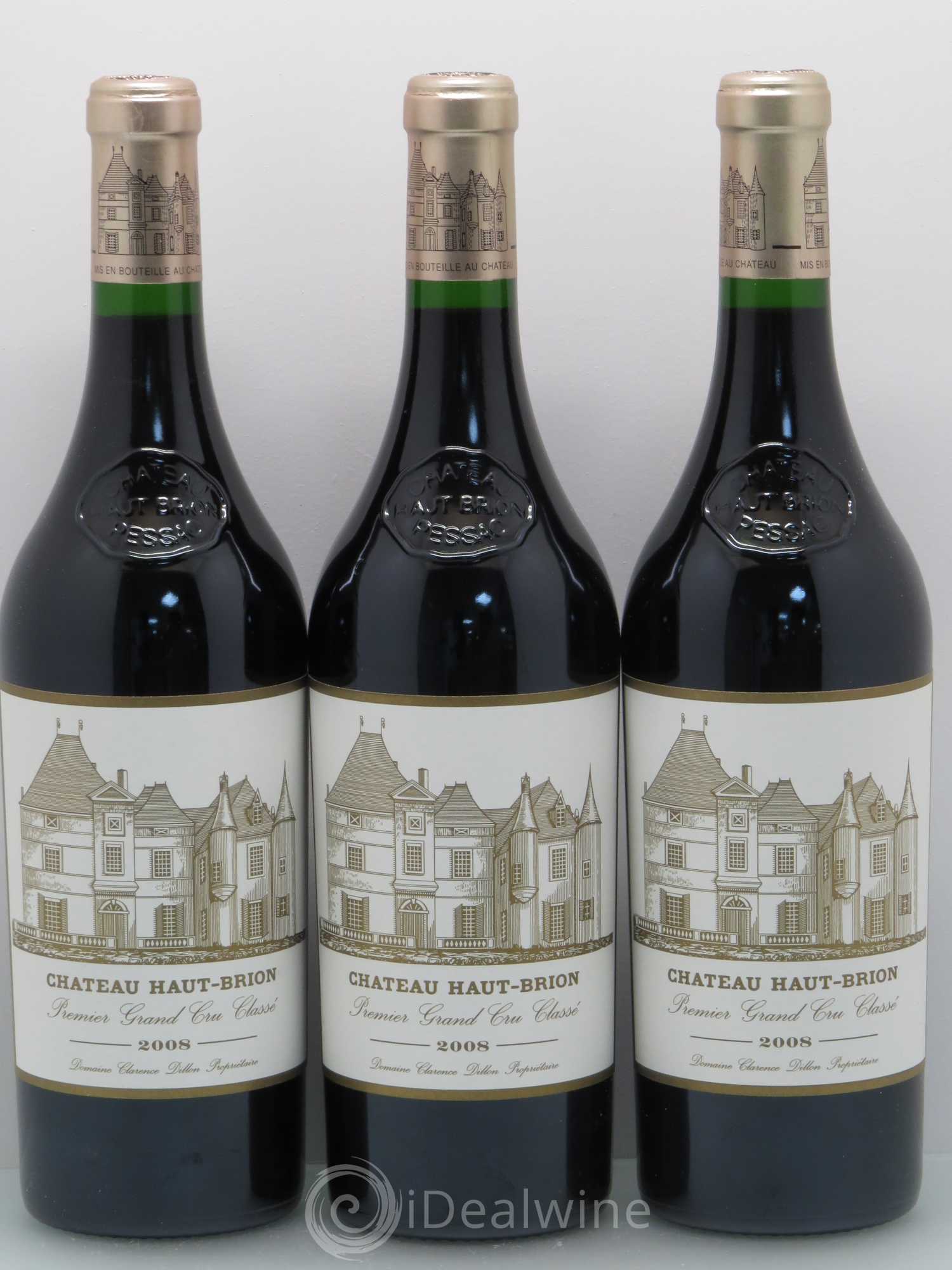 Château Haut Brion 1er Grand Cru Classé 2008 - Lot de 12 bouteilles - 1