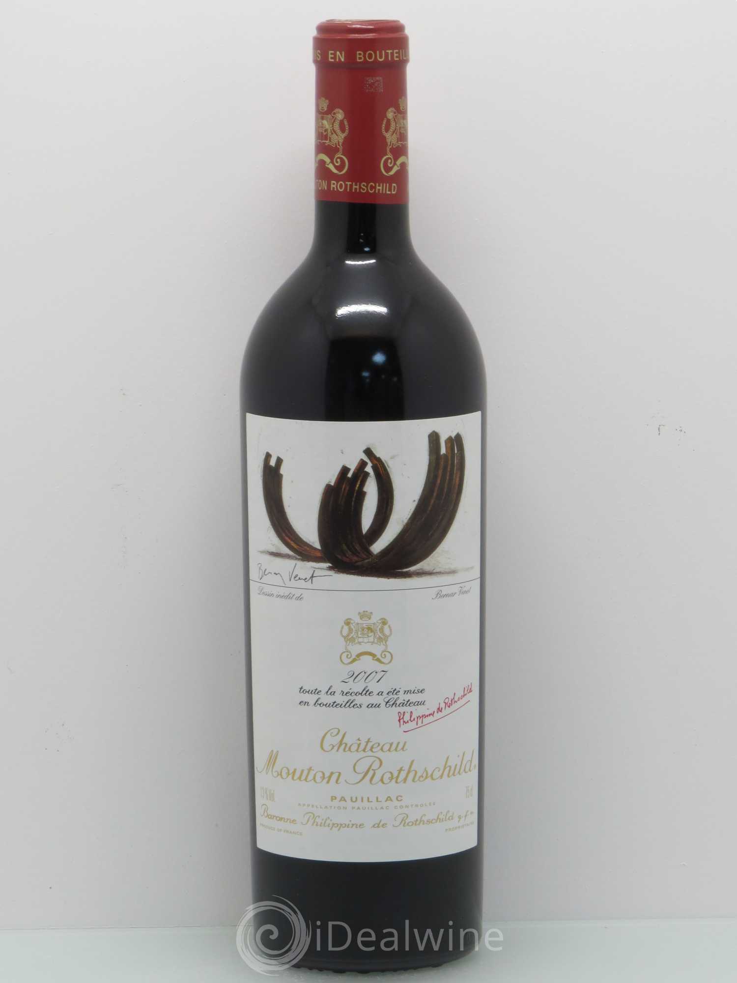 Caisse Collection Duclot 2007 (Cheval Blanc, Haut Brion, Margaux, Latour, Mouton Rothschild, Lafite Rothschild, Mission Haut Brion, Yquem, Petrus) 2007 - Lot de 1 bouteille - 2