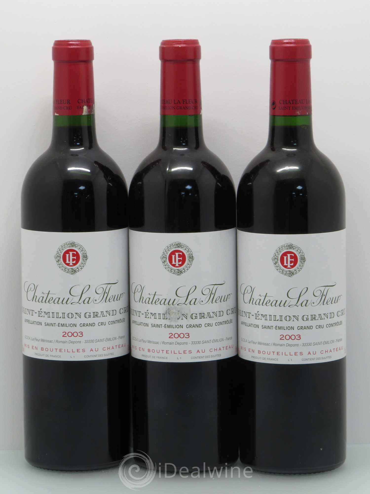 Château La Fleur 2003 - Lot de 12 bouteilles - 1