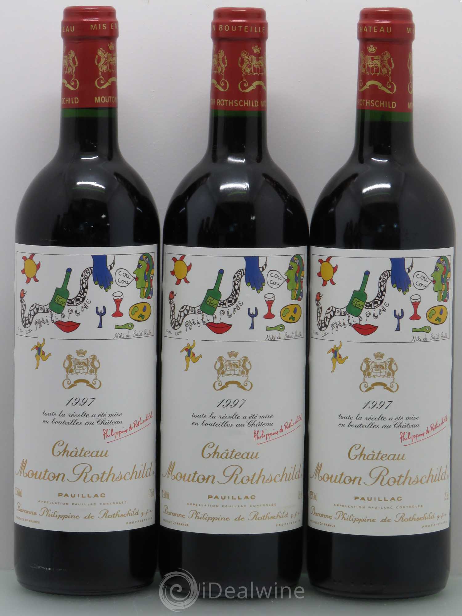 Château Mouton Rothschild 1er Grand Cru Classé 1997 - Lot de 12 bouteilles - 2