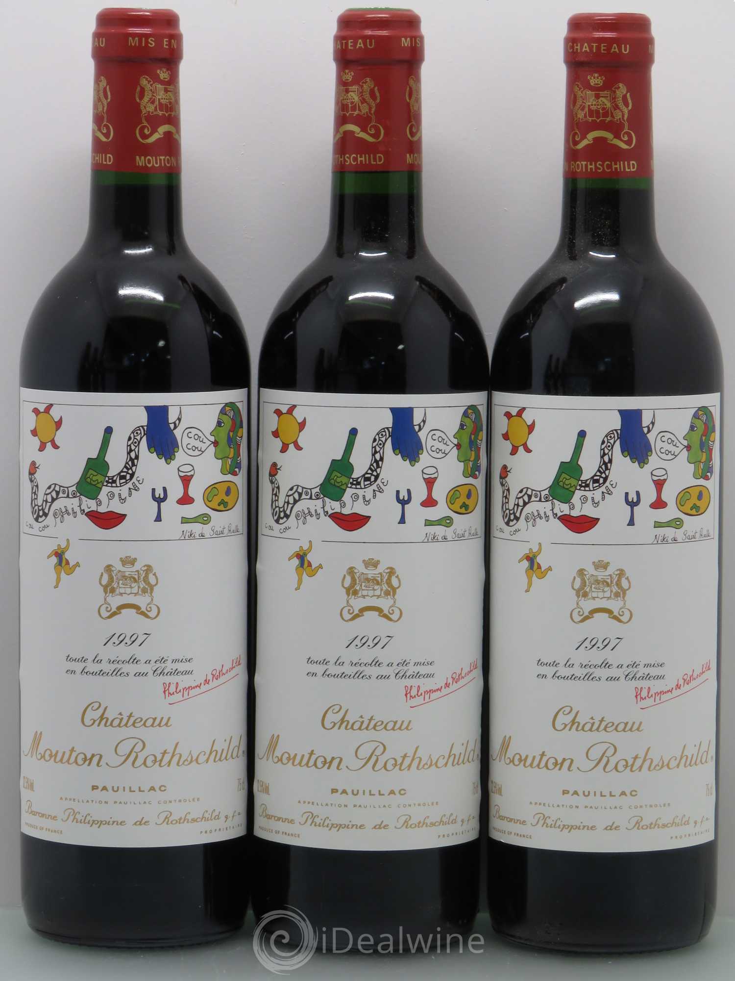 Château Mouton Rothschild 1er Grand Cru Classé 1997 - Lot de 12 bouteilles - 3