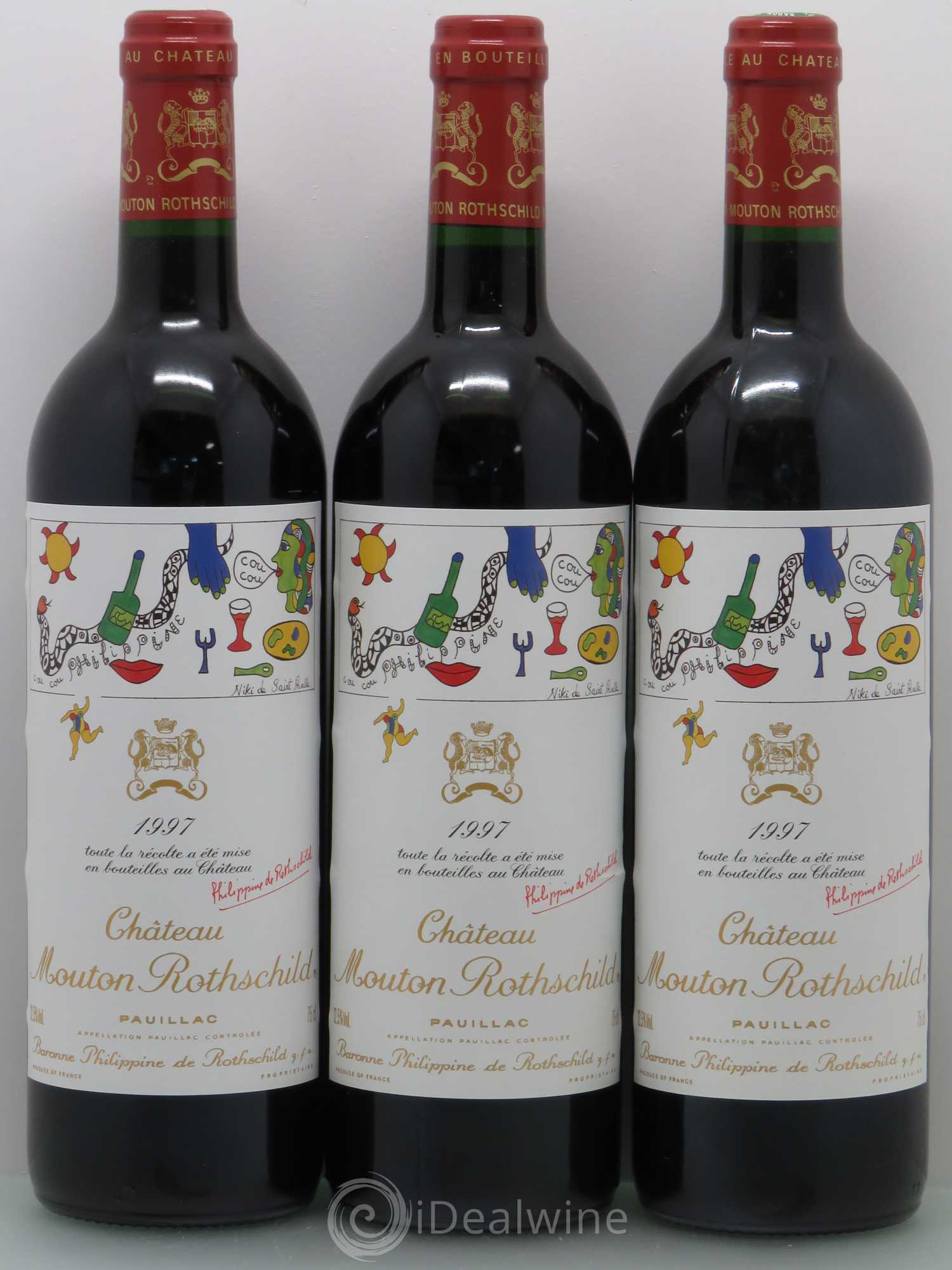 Château Mouton Rothschild 1er Grand Cru Classé 1997 - Lot de 12 bouteilles - 4