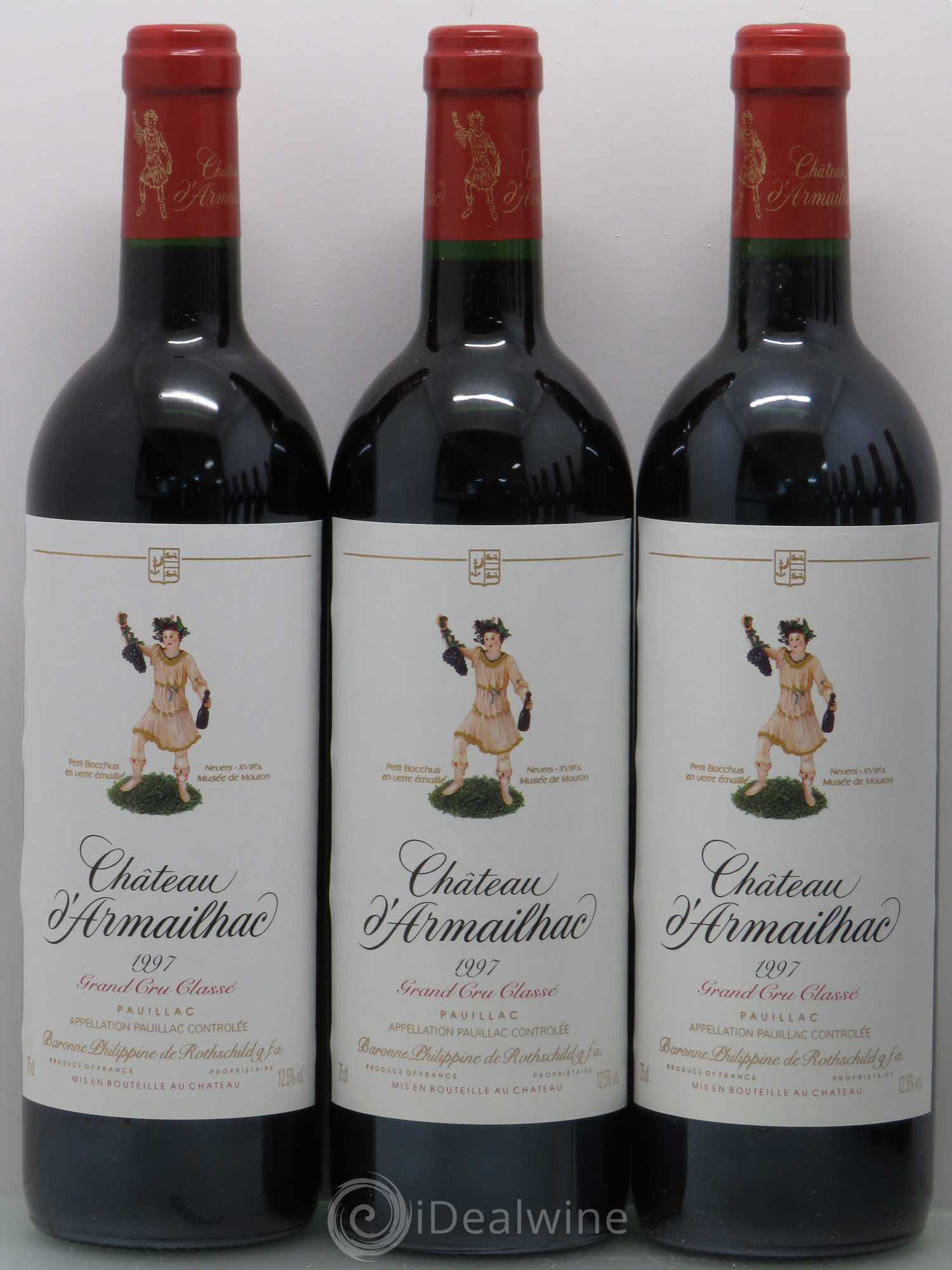 Château d' Armailhac - Mouton Baron(ne) Philippe 5ème Grand Cru Classé 1997 - Lot de 12 bouteilles - 2