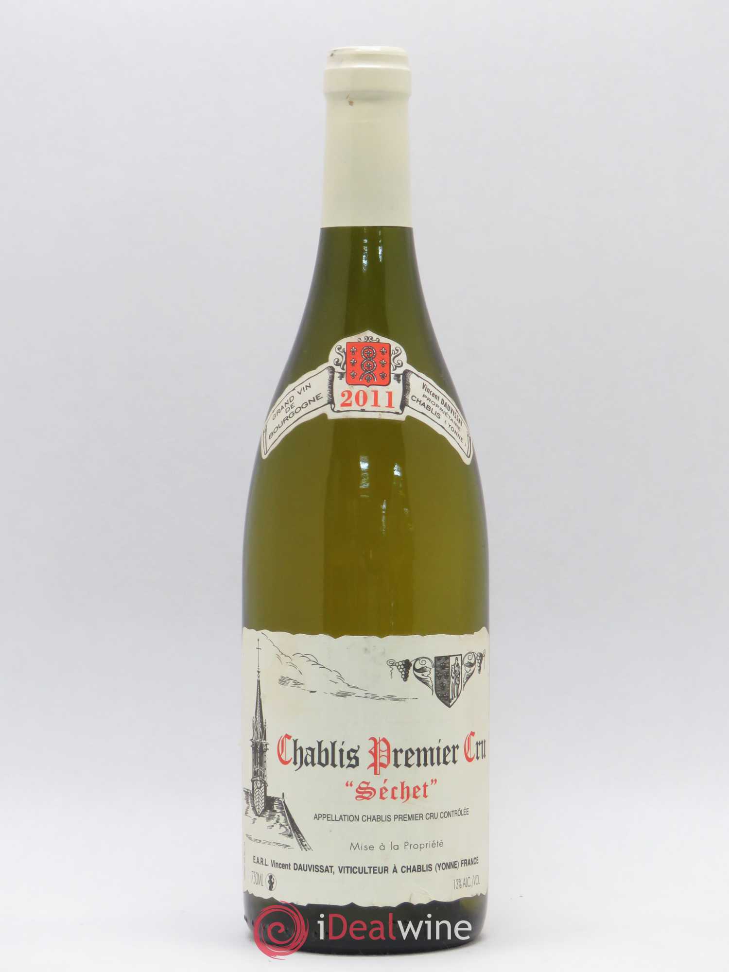 Chablis 1er Cru Séchet Vincent Dauvissat (Domaine) 2011 - Lot de 1 bouteille - 0