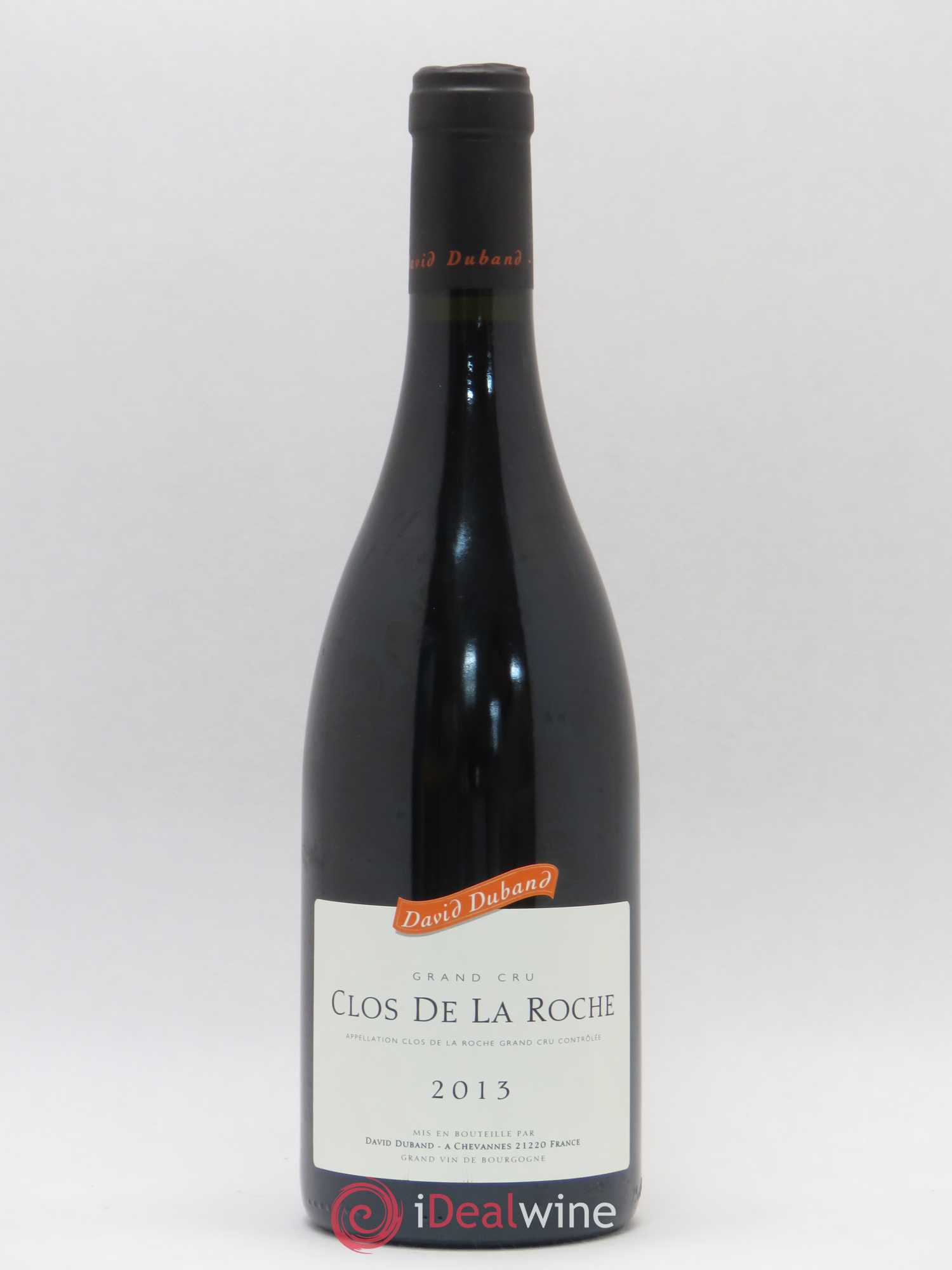 Clos de la Roche Grand Cru David Duband (Domaine) 2013 - Lot de 1 bouteille - 0