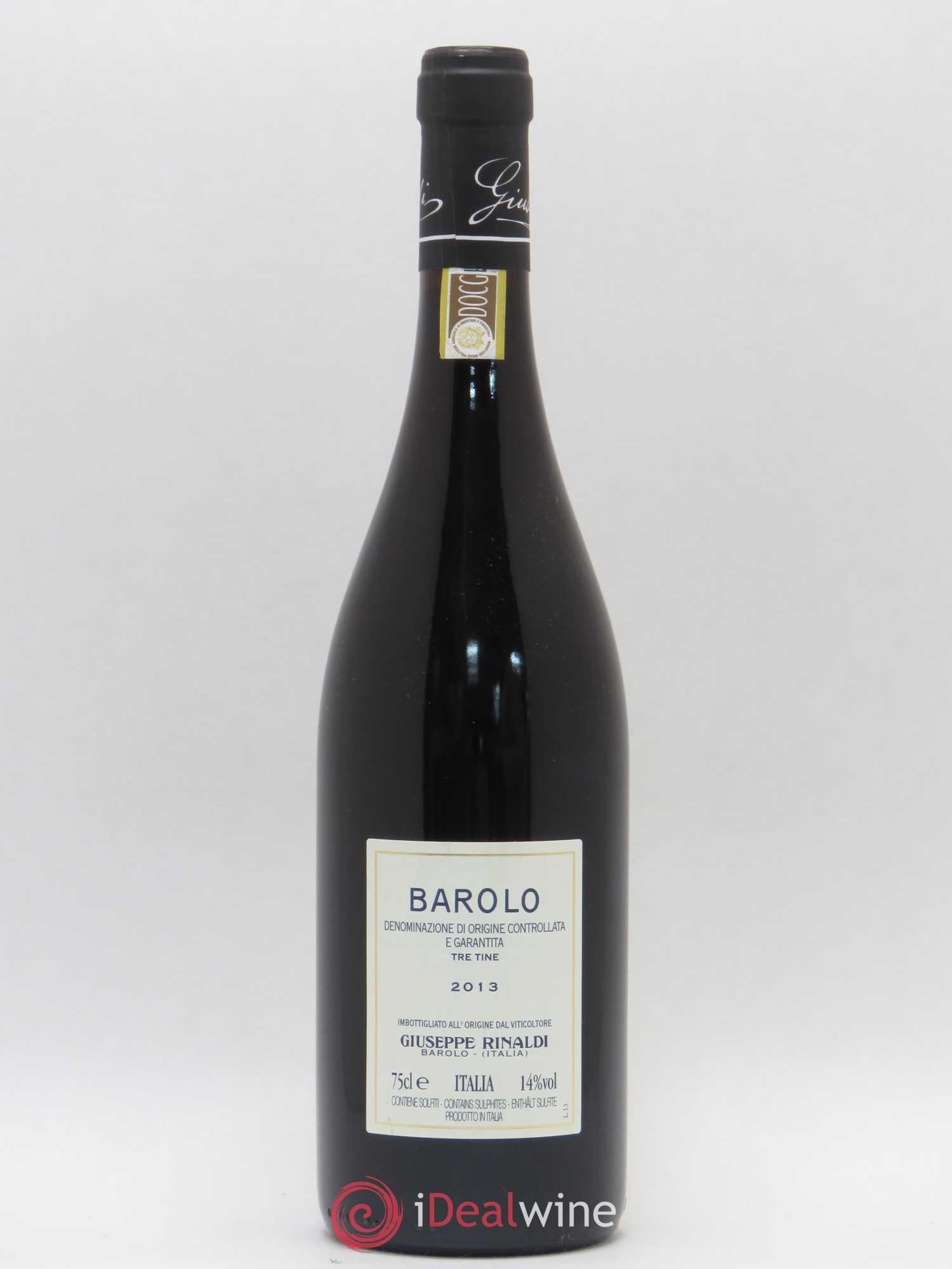 Barolo Rinaldi Tre Tine 2013 - Lot of 1 bottle - 1