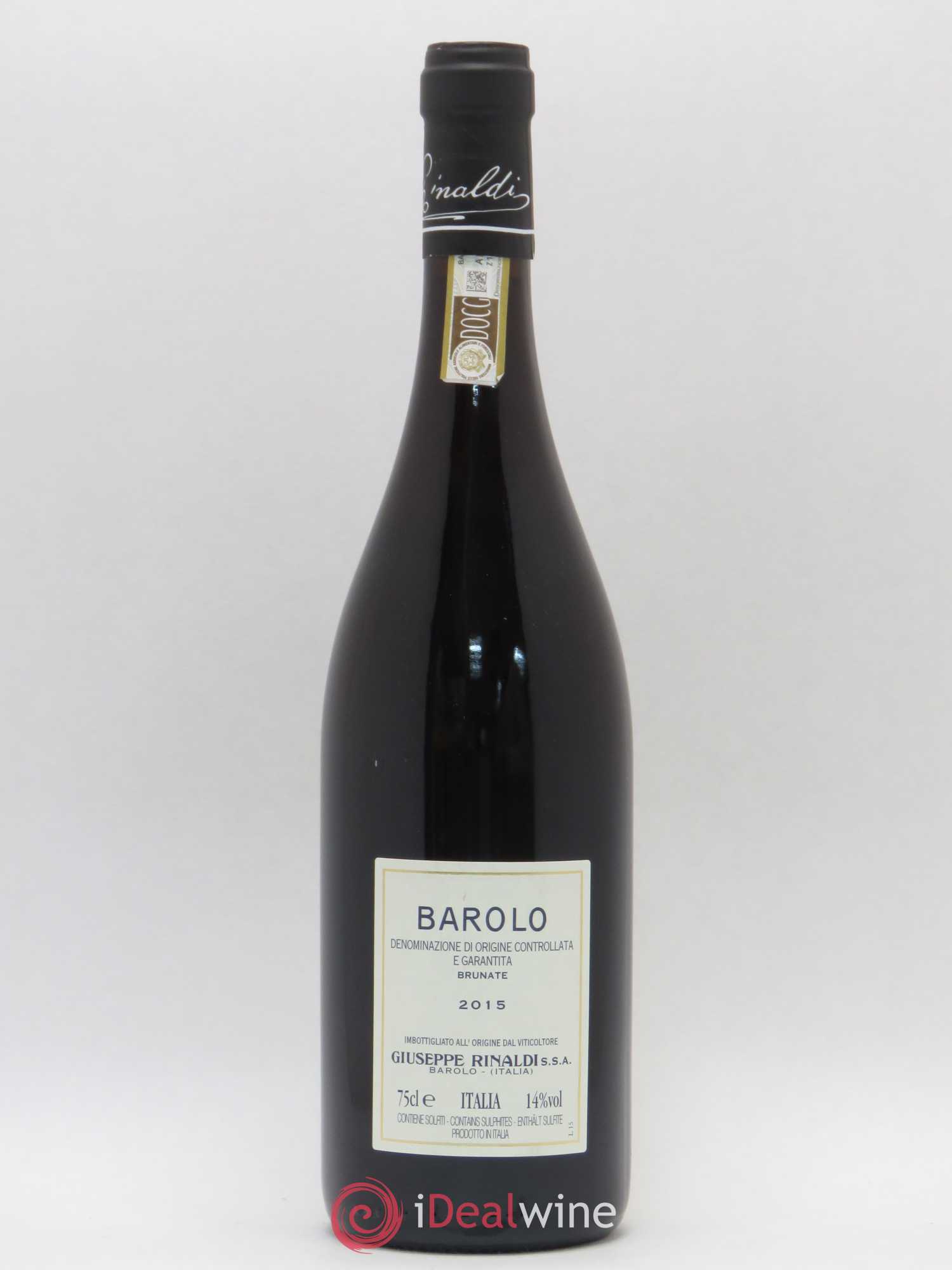 Barolo DOCG Rinaldi Brunate 2015 - Lot of 1 bottle - 1