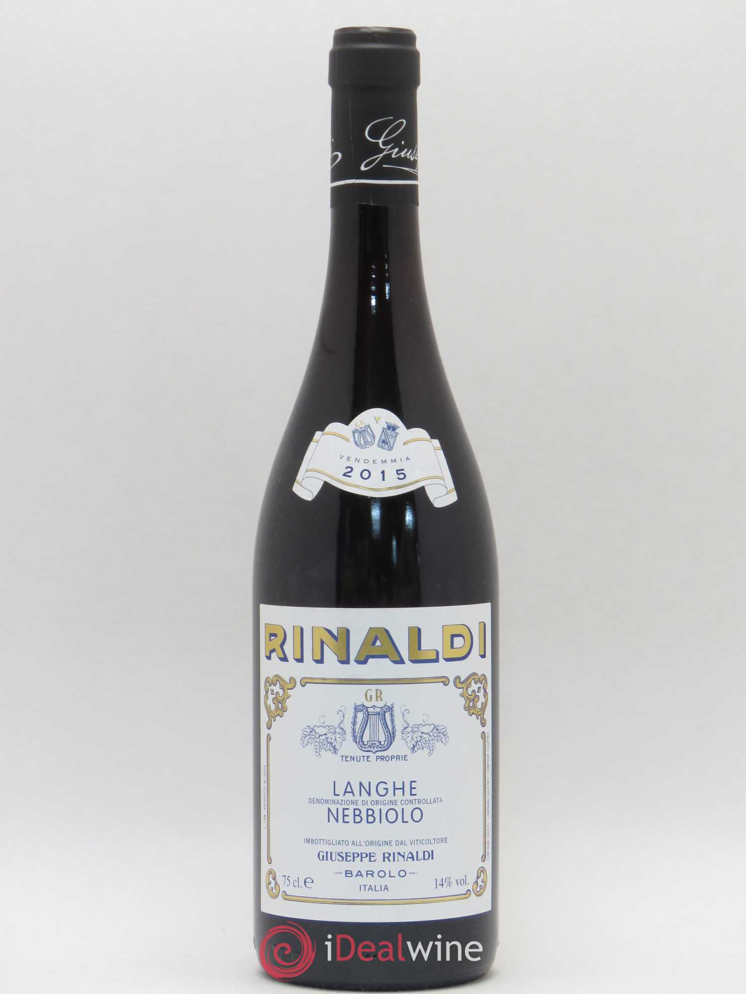 Langhe DOC Rinaldi Nebbiolo 2015 - Lot of 1 bottle - 0