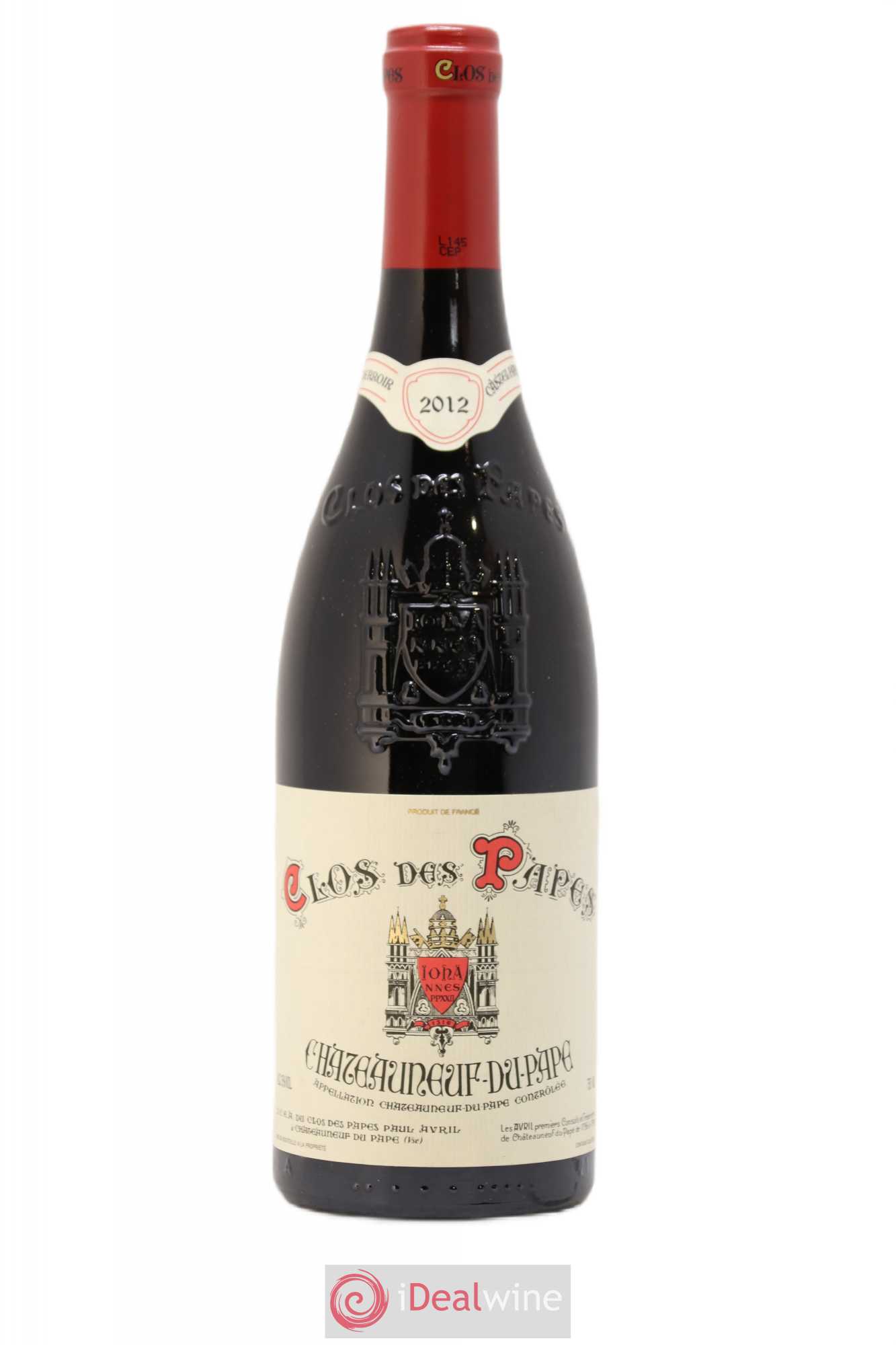 Châteauneuf-du-Pape Clos des Papes - Paul Avril 2012 - Lot de 1 bouteille - 0