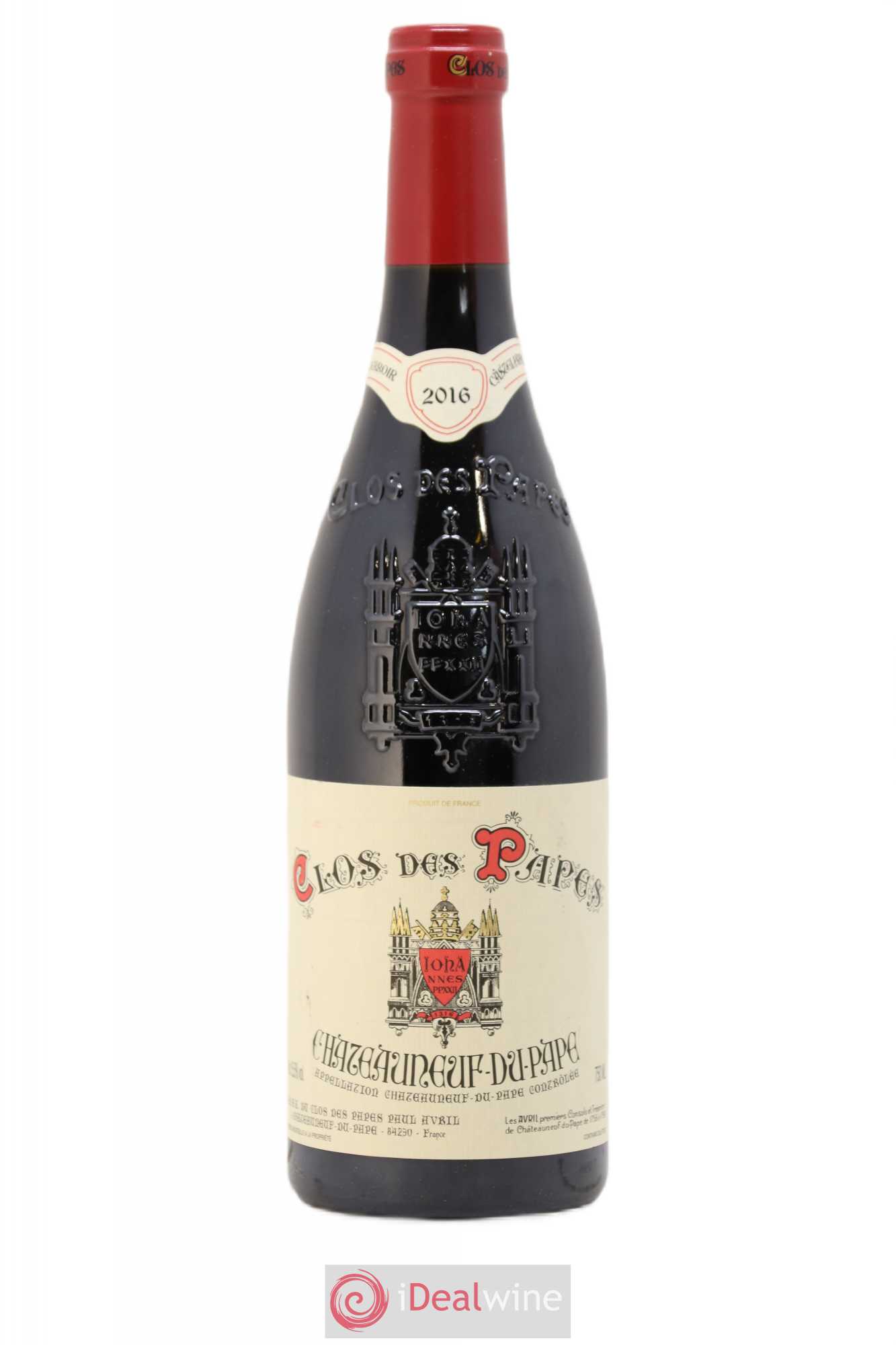 Châteauneuf-du-Pape Clos des Papes - Paul Avril 2016 - Lot de 1 bouteille - 0