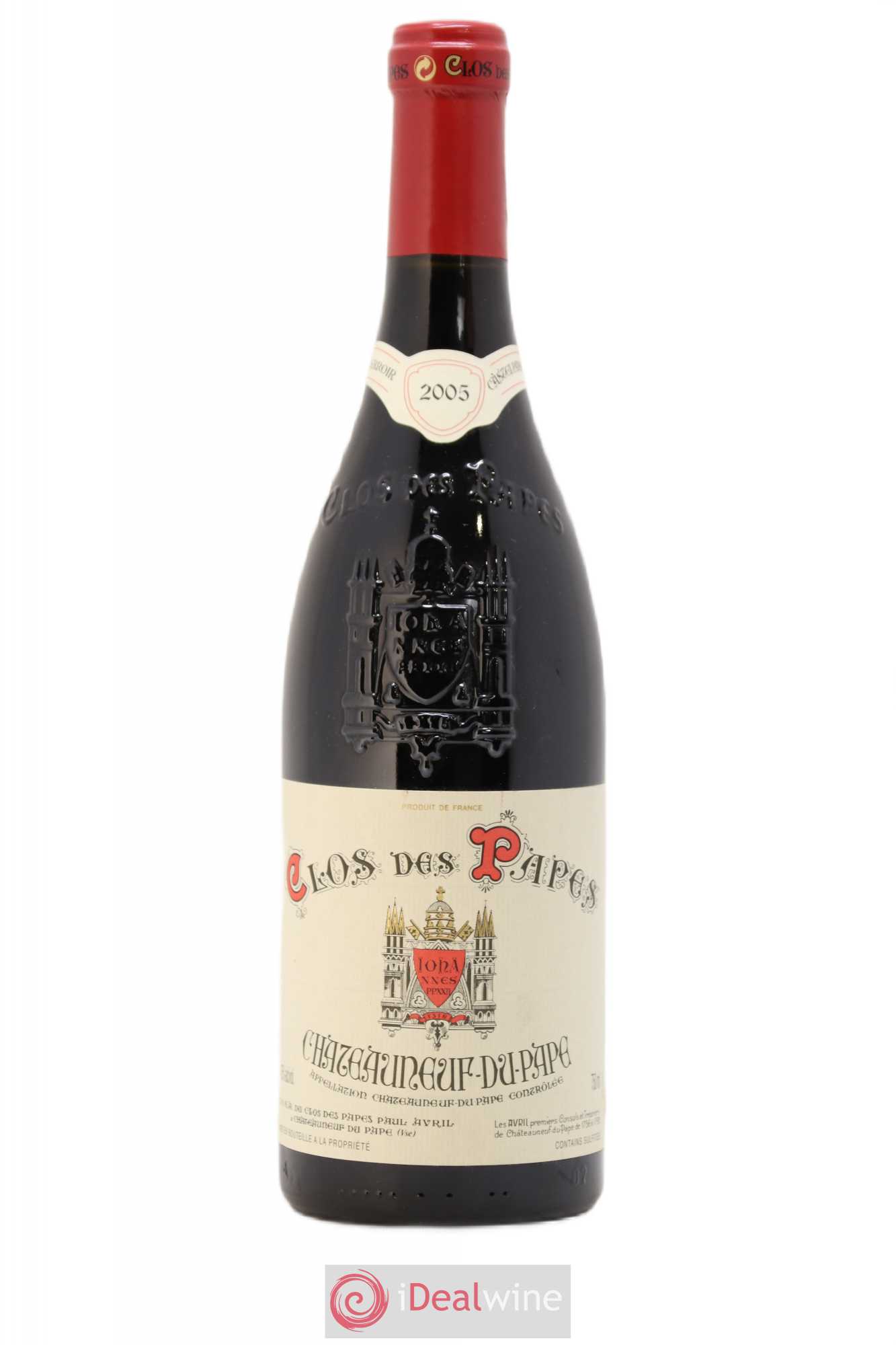 Châteauneuf-du-Pape Clos des Papes - Paul Avril 2005 - Lot de 1 bouteille - 0