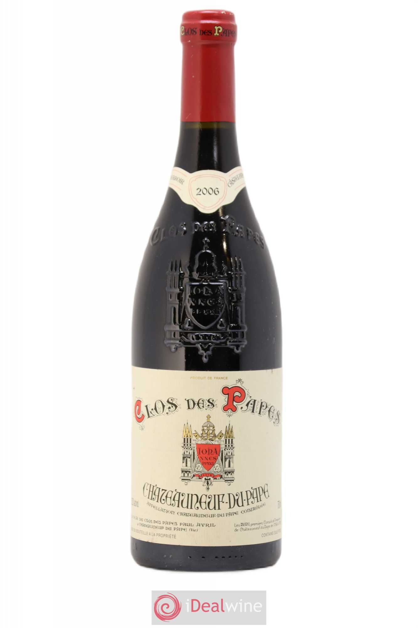 Châteauneuf-du-Pape Clos des Papes - Paul Avril 2006 - Lot de 1 bouteille - 0