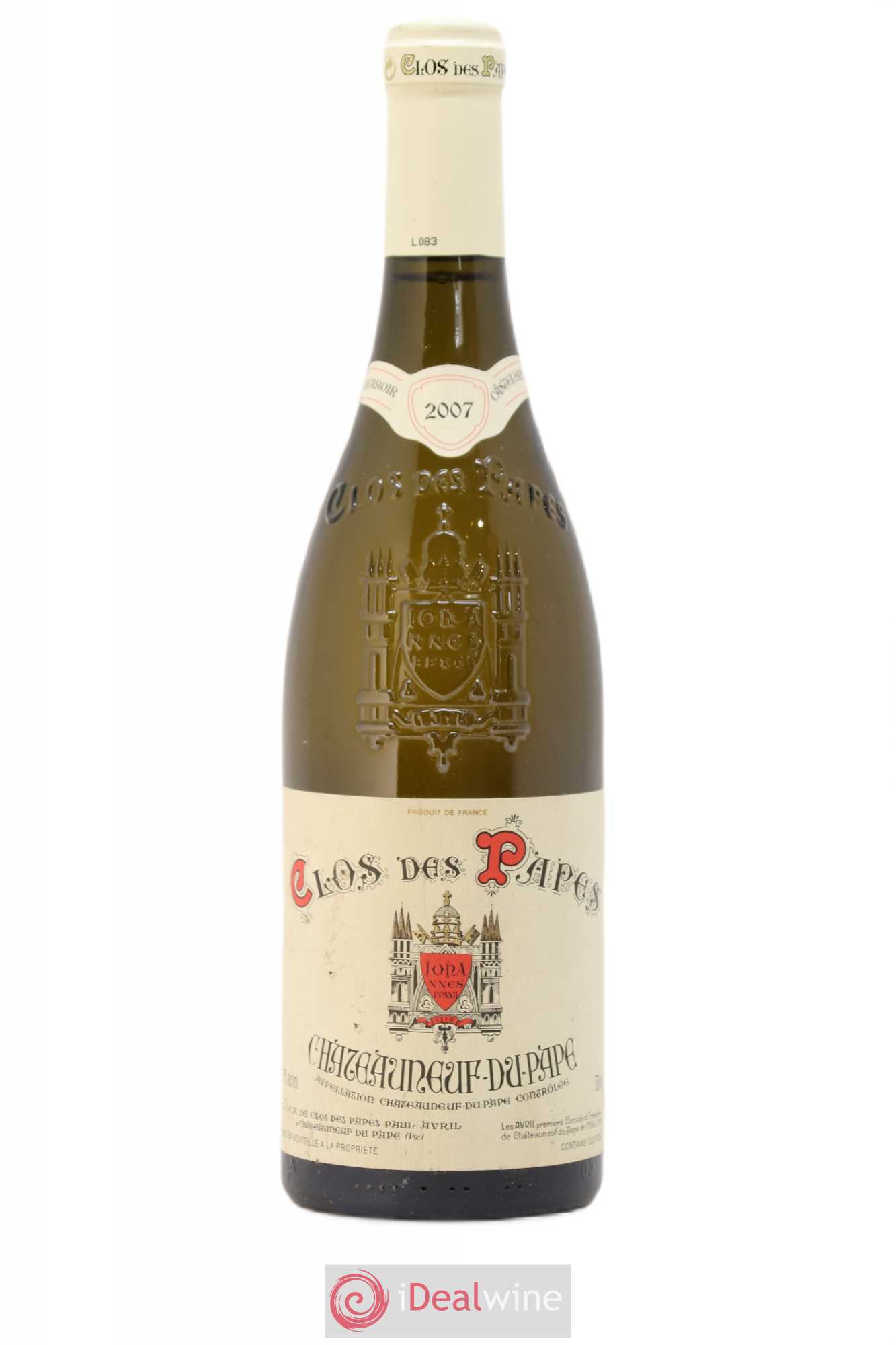 Châteauneuf-du-Pape Clos des Papes - Paul Avril 2007 - Lot de 1 bouteille - 0